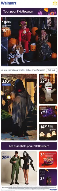 Preview of Walmart circulaire - Tout pour l'Halloween from shop Walmart valid from Oct 1, 2026