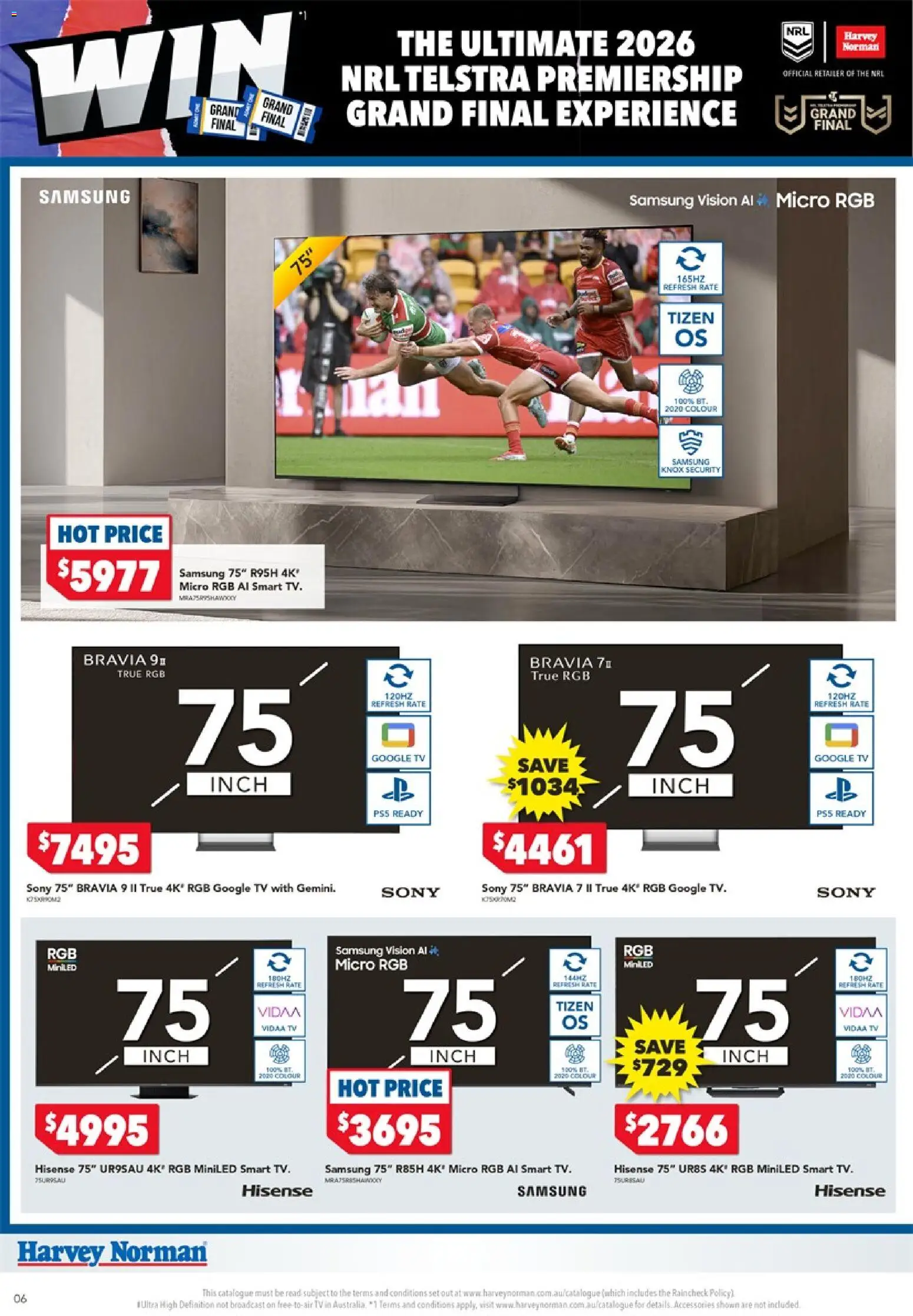 Harvey Norman catalogue - valid from 10/09/2026 | Page: 6 | Products: Accessories, Tv