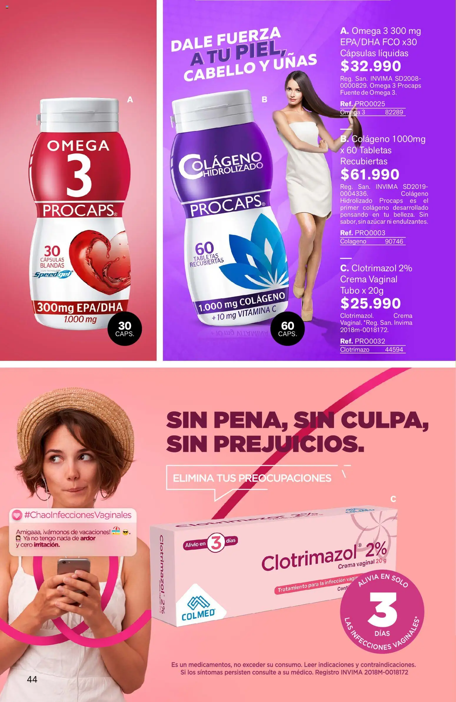 Leonisa revista - valida desde el 15.05.2026 | Página: 44 | Productos: Crema, Azucar
