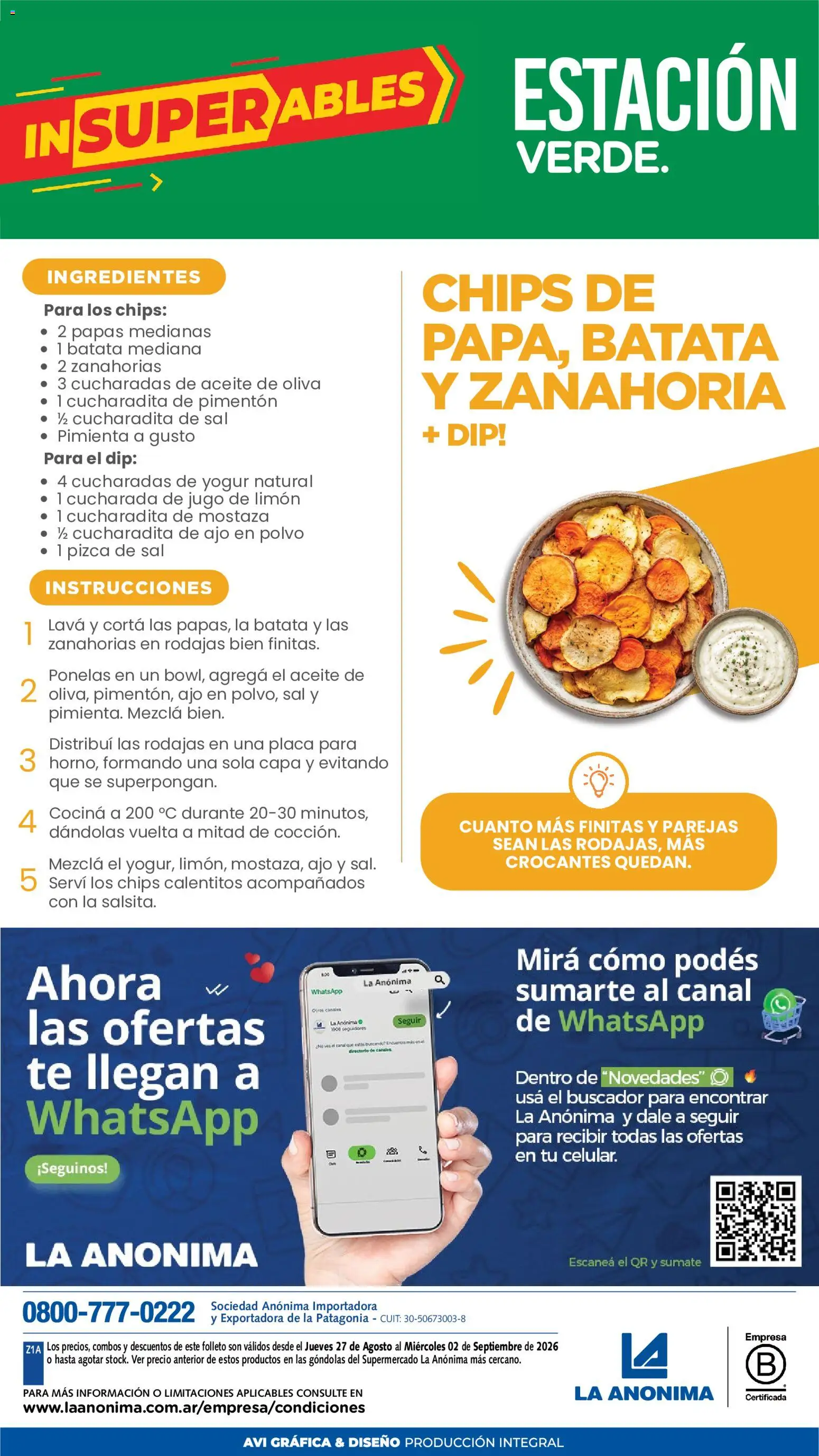 La Anonima - Frescos │ válido desde el 27/08/2026 | Página: 8 | Productos: Cocina, Yogur natural, Aceite, Mostaza