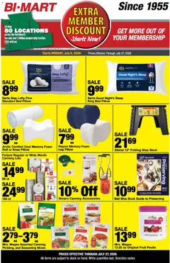 Preview of Bi-Mart weekly ads valid from 07/06/2026 | Page: 2 | Products: Bed, Pillow