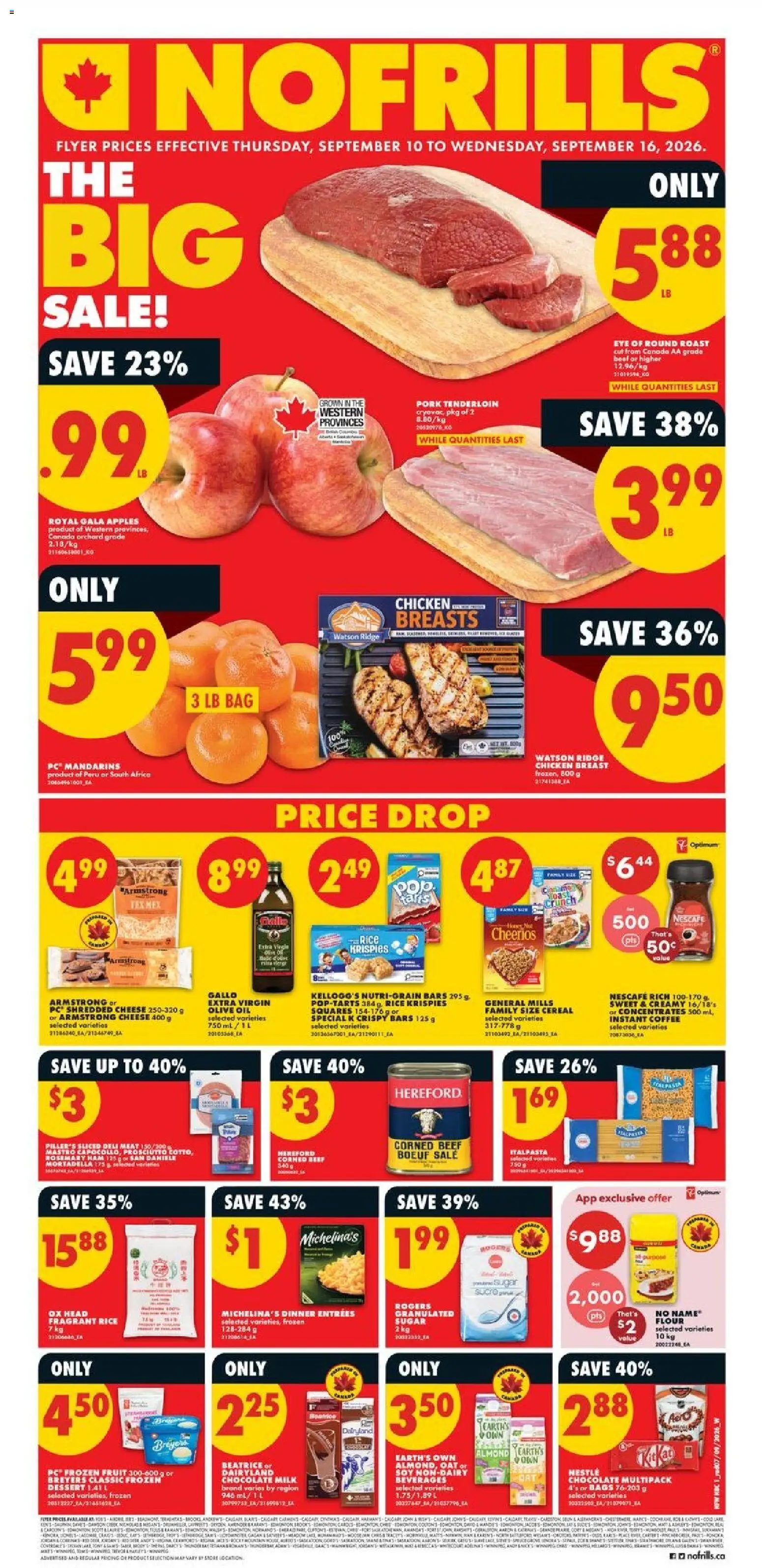 No Frills flyer valid from Sep 10, 2026 | Page: 1