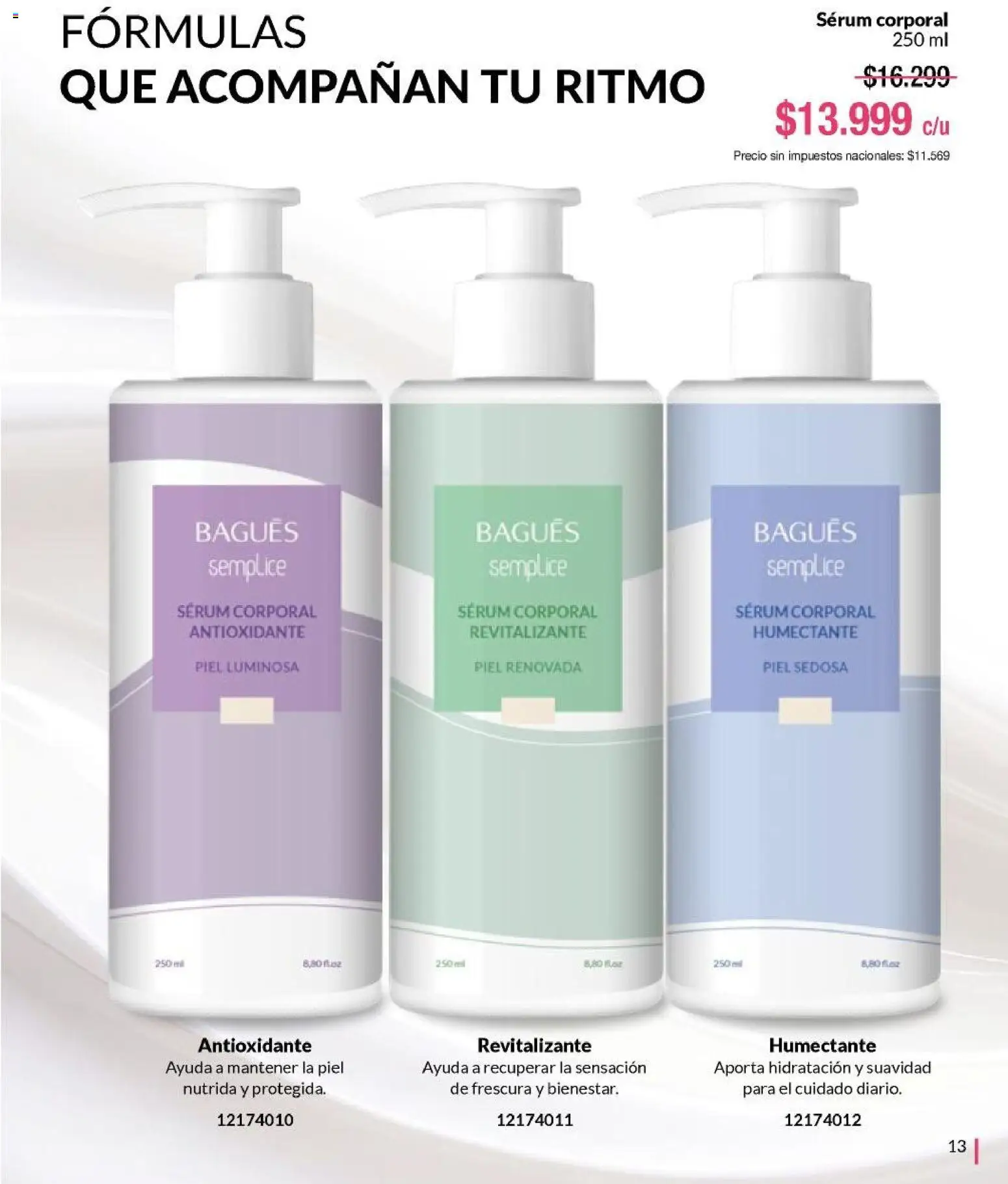Bagués catálogo │ válido desde el 21/09/2026 | Página: 13 | Productos: Serum
