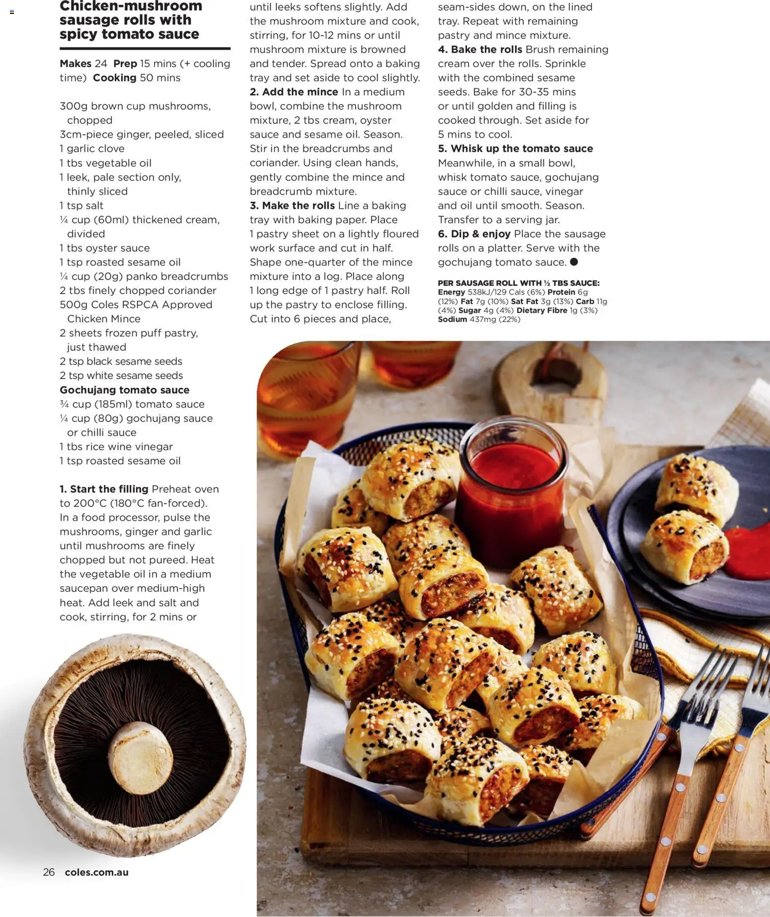 Coles catalogue - valid from 01/09/2026 | Page: 26 | Products: Food, Ginger, Wine, Sausage