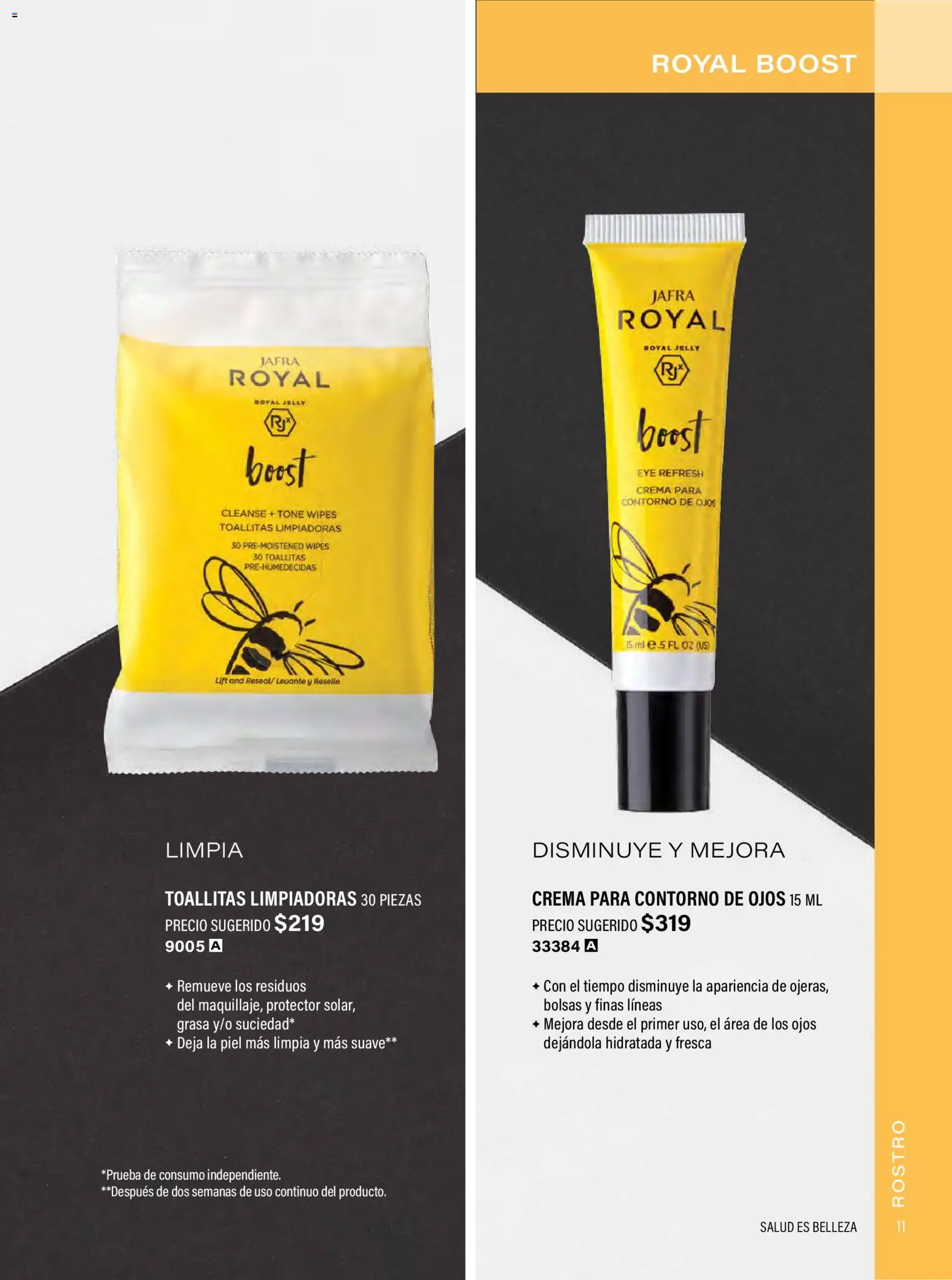 Nuevas ofertas de JAFRA válidas en toda la República Mexicana desde el 01/07/2026. ¡Encuentra las mejores ofertas en JAFRA catálogo Organizador de Ventas! | Página: 11 | Productos: Contorno de ojos, Crema, Contorno