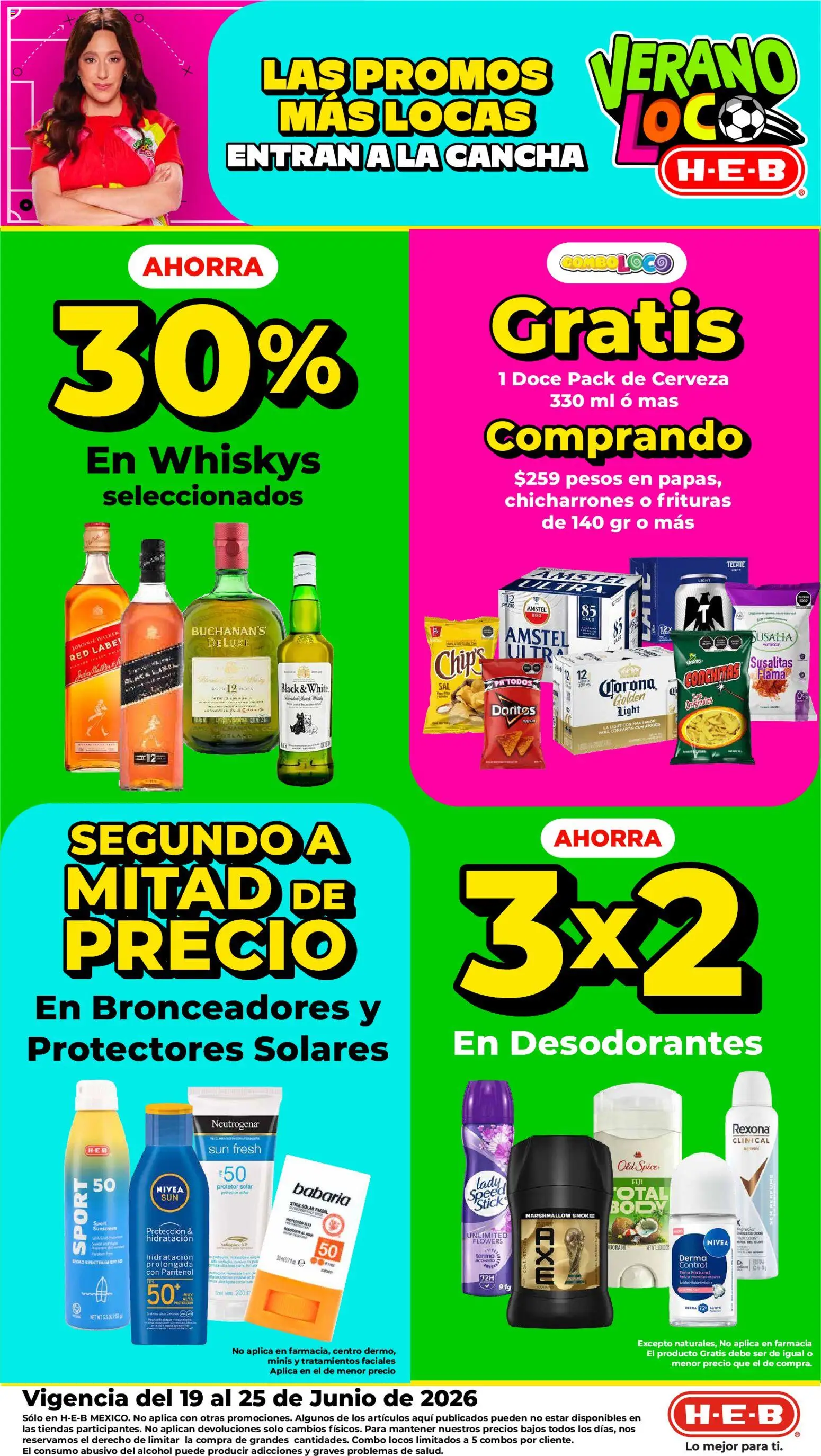 Nuevas ofertas de H-E-B válidas en toda la República Mexicana desde el 19.06.2026. ¡Encuentra las mejores ofertas en H-E-B folleto! | Página: 1
