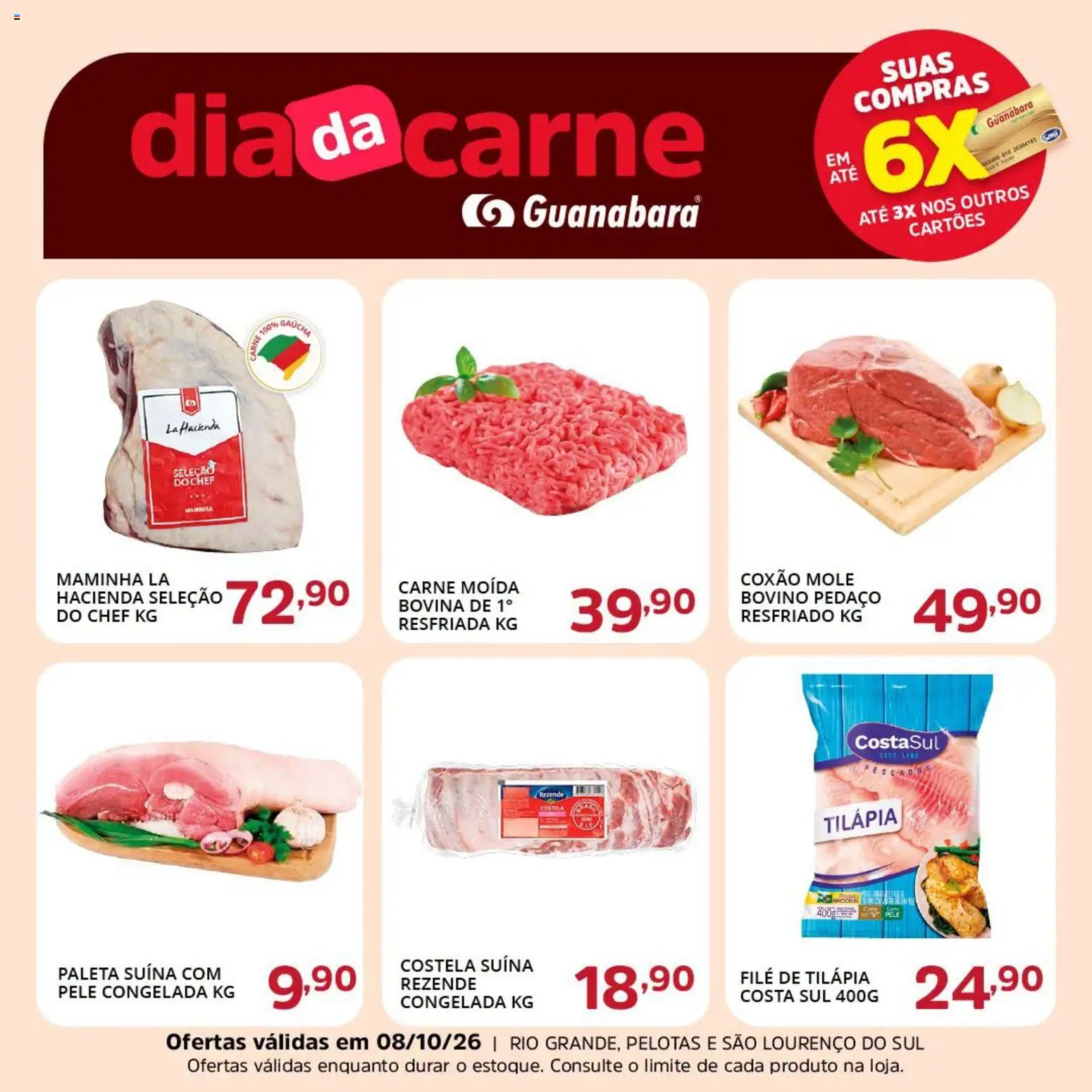 Supermercado Guanabara Folheto - válido de 08/10/2026 | Página: 1