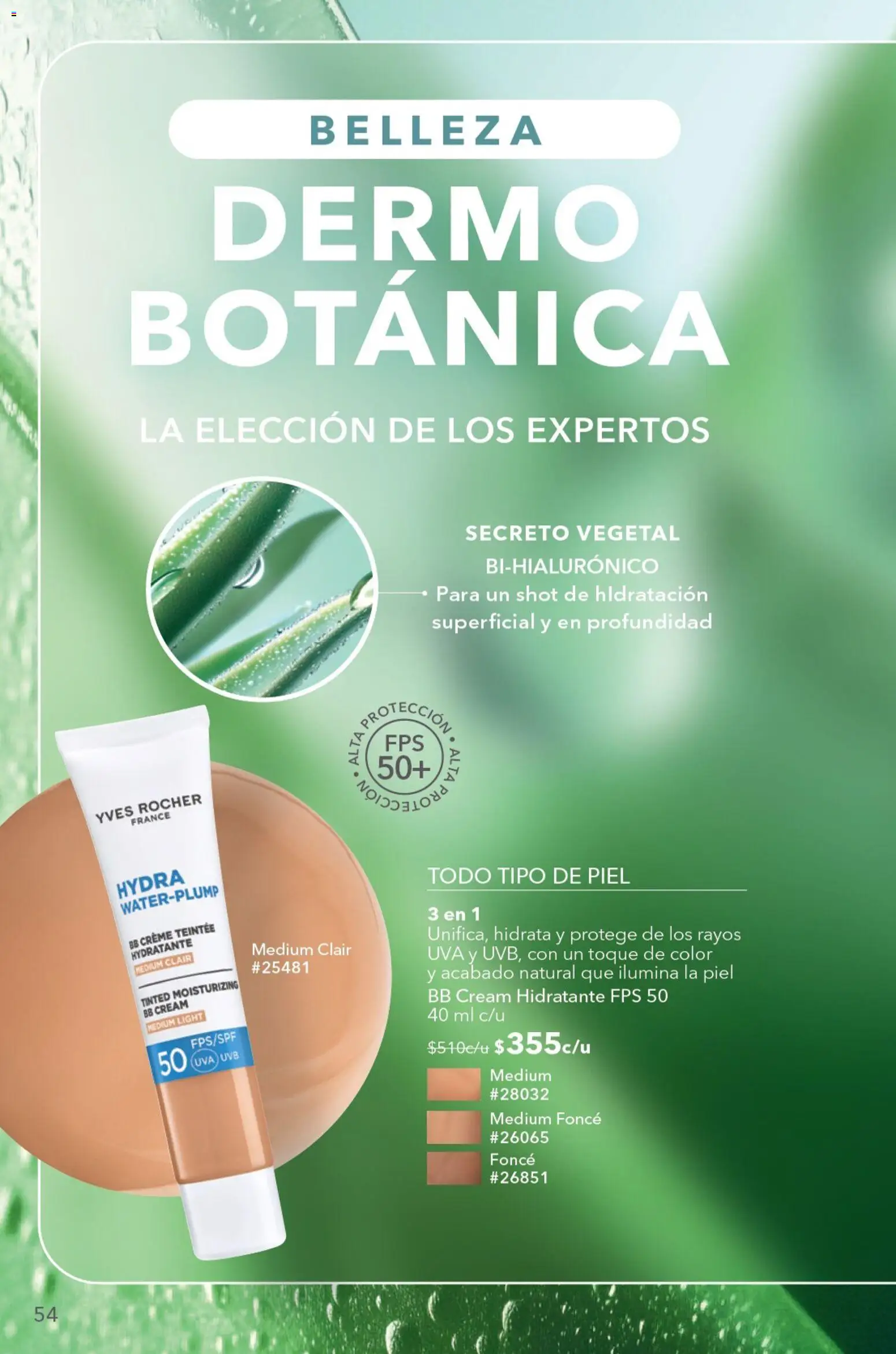 Nuevas ofertas de Yves Rocher válidas en toda la República Mexicana desde el 15/09/2026. ¡Encuentra las mejores ofertas en Yves Rocher campaña 13 2026! | Página: 56