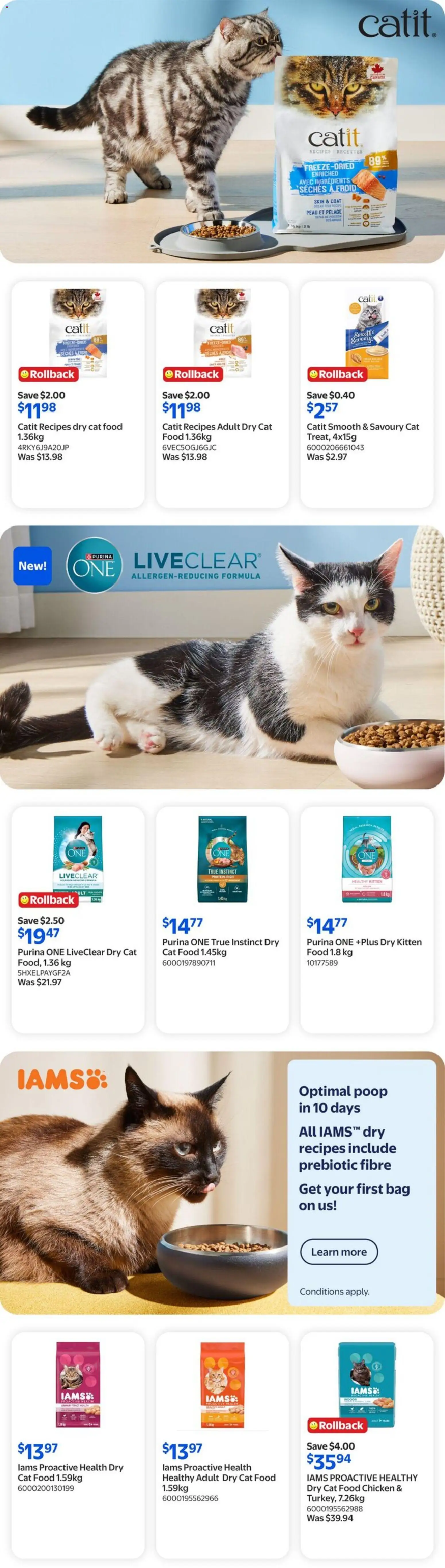 Walmart flyer valid from Aug 6, 2026 | Page: 4 | Products: Bag, Coat, Chicken