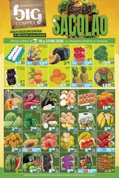 Big Compra ofertas Sacolão - Pré-Visualização do folheto da loja Big Compra, válido de 18.06.2026
