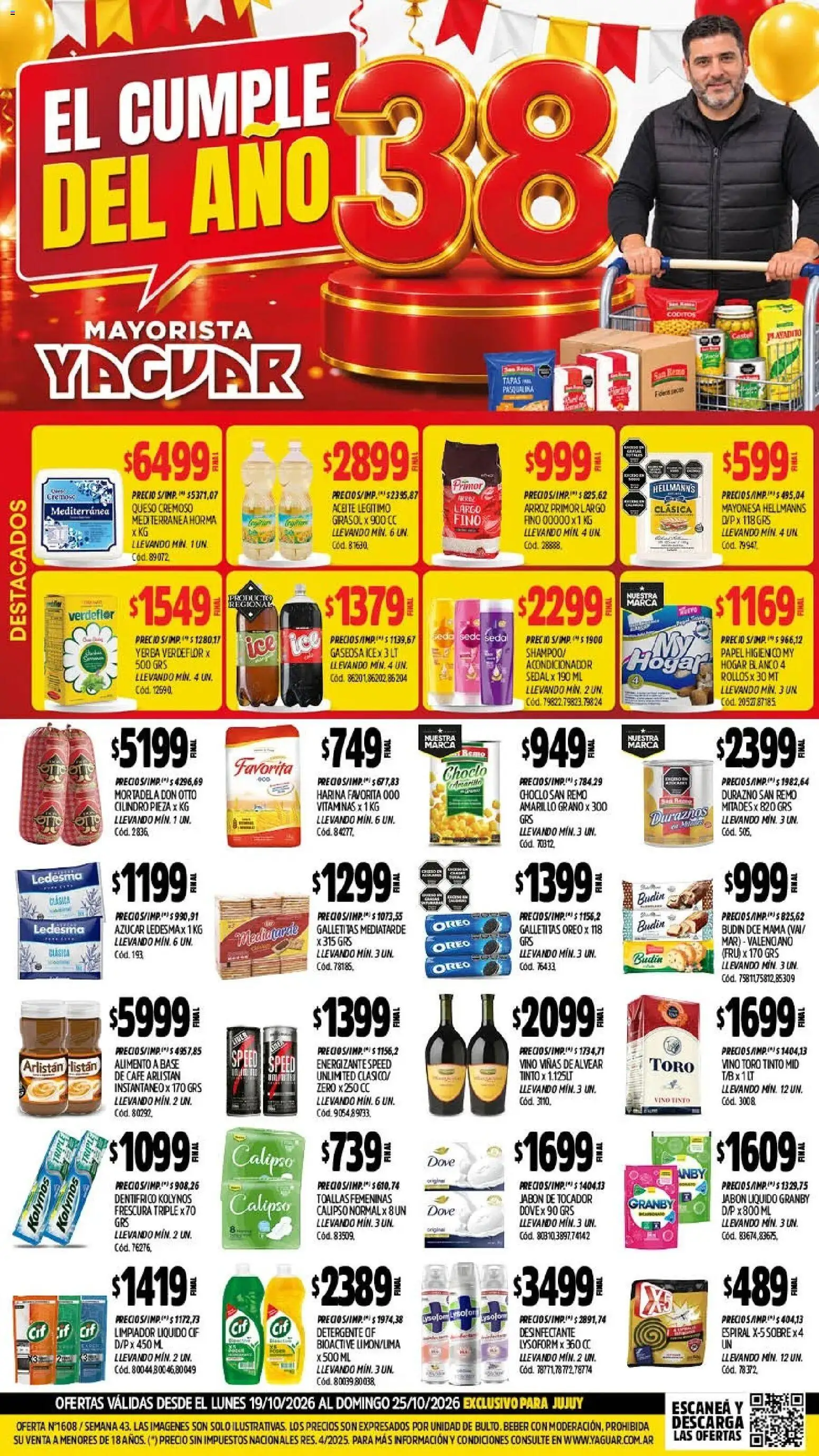 Yaguar - Oferta Semanal Jujuy │ válido desde el 19/10/2026 | Página: 1