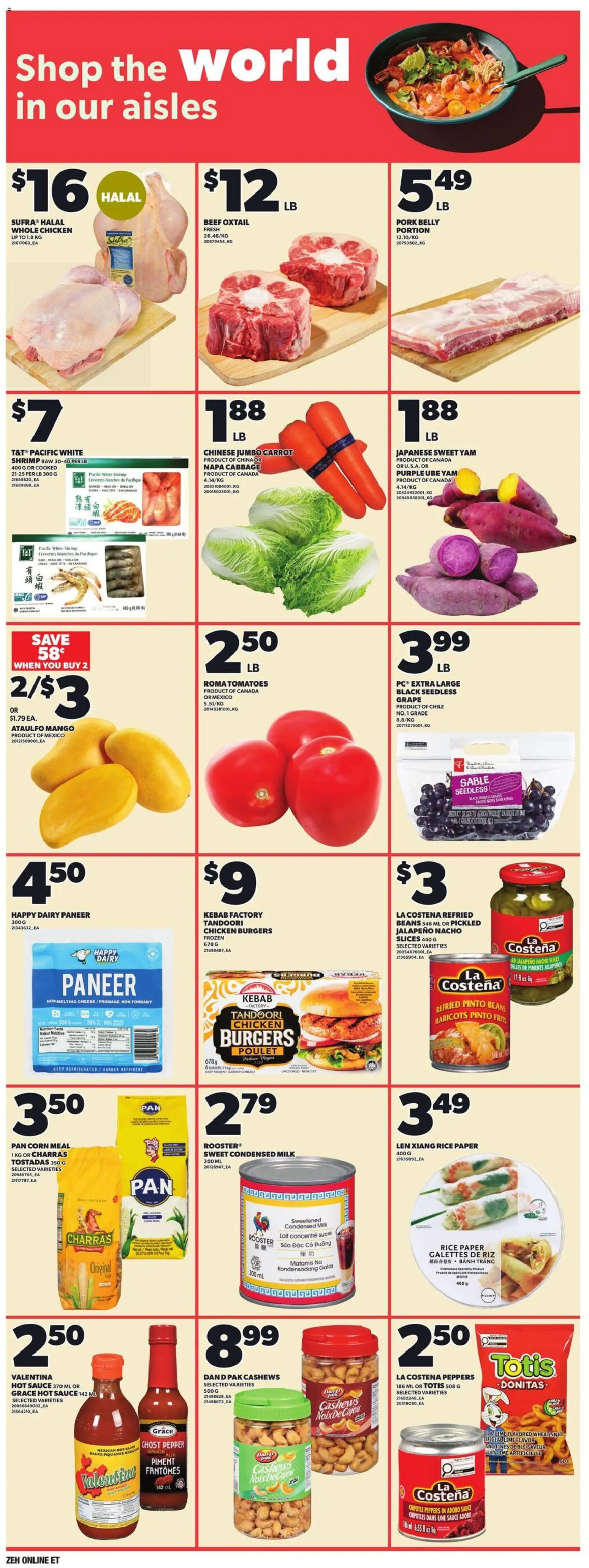 Zehrs flyer valid from 16.04.2026 | Page: 15 | Products: Rice, Beef, Milk, Pork