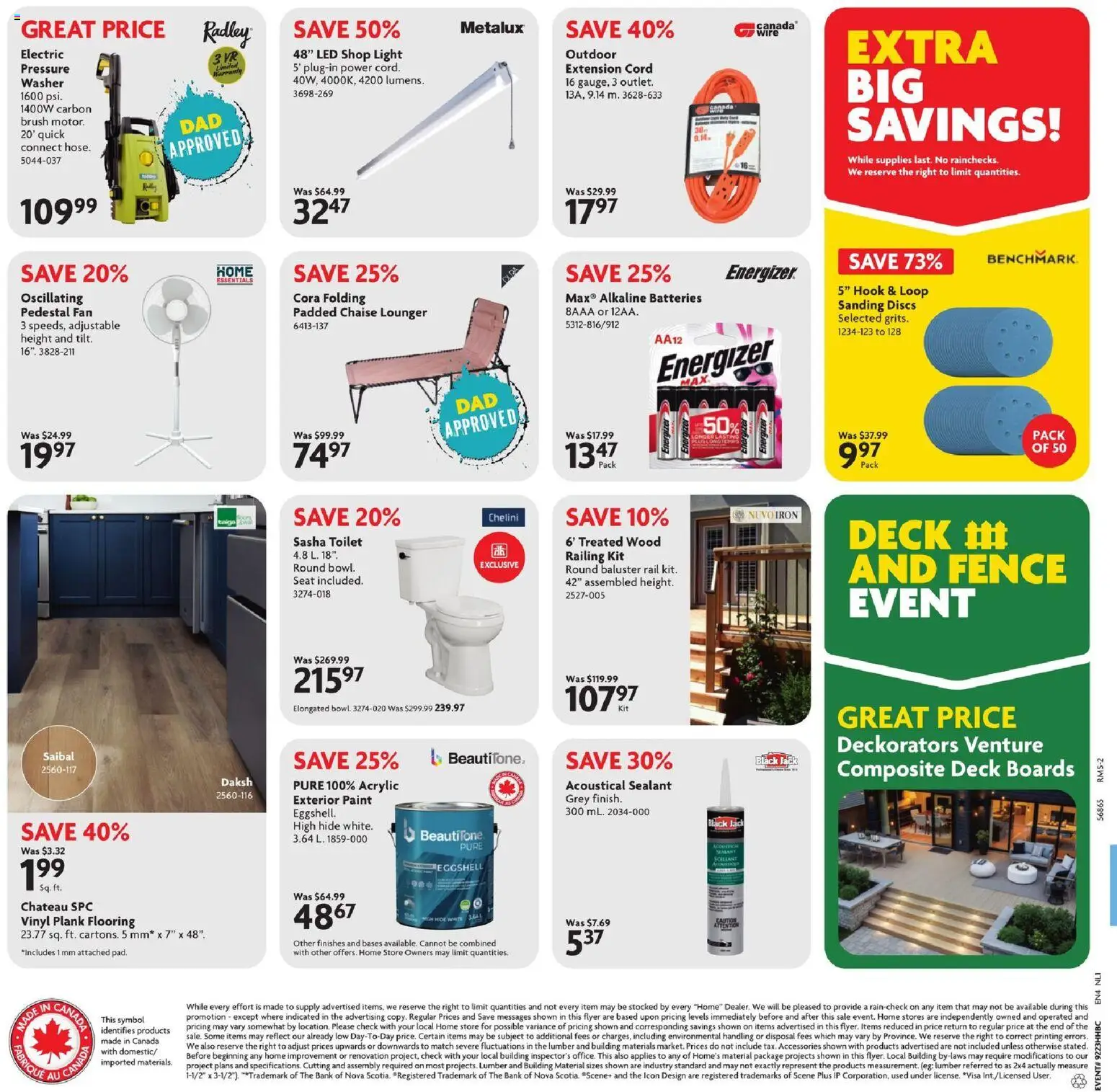 Home Hardware flyer valid from 04.06.2026 | Page: 2 | Products: Fan, Brush