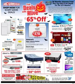 Preview of ABC Warehouse weekly ads valid from 10/11/2026