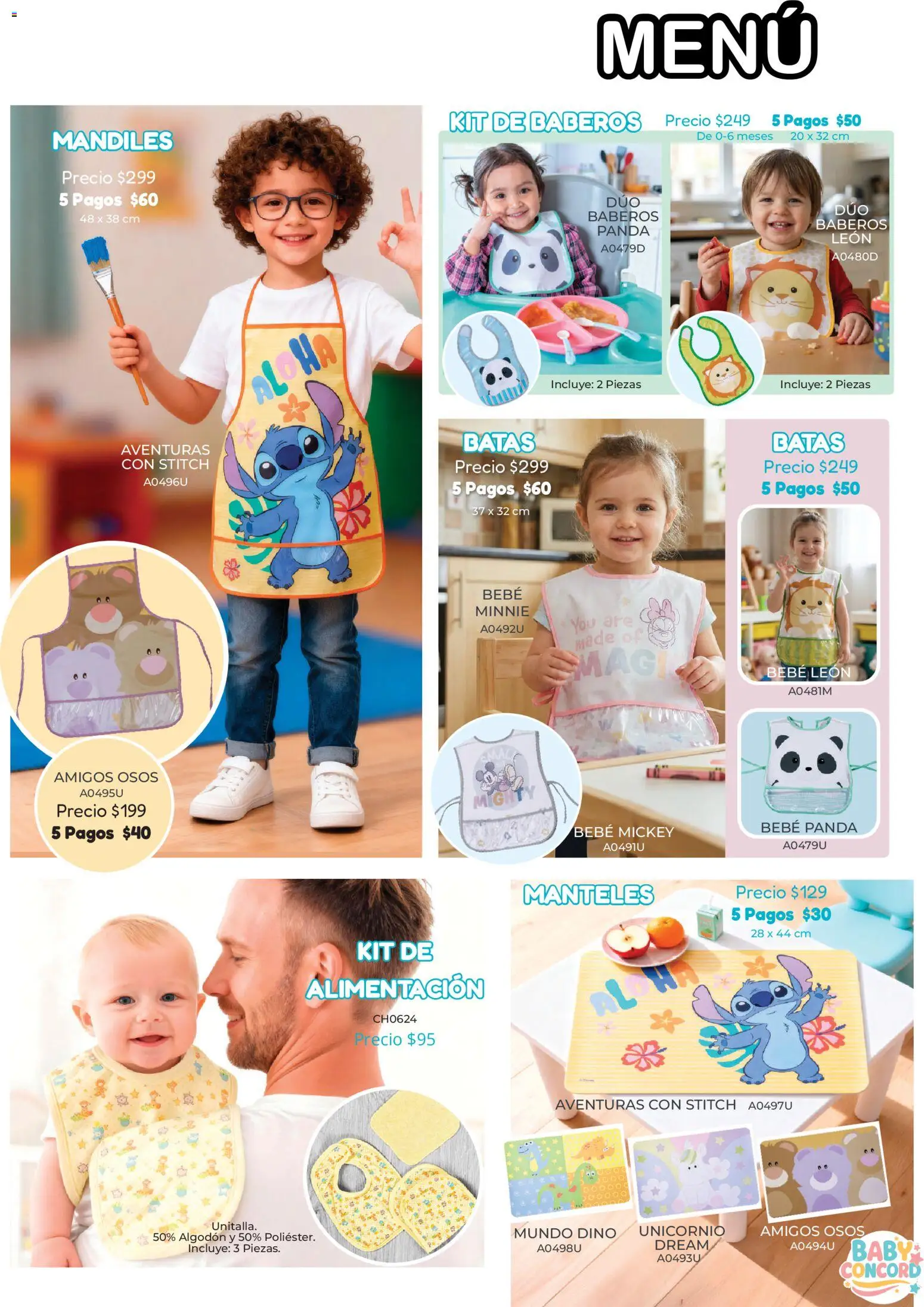 Nuevas ofertas de Colchas Concord válidas en toda la República Mexicana desde el 01/08/2026. ¡Encuentra las mejores ofertas en Colchas Concord catálogo Colección Bebé! | Página: 22 | Productos: Algodón