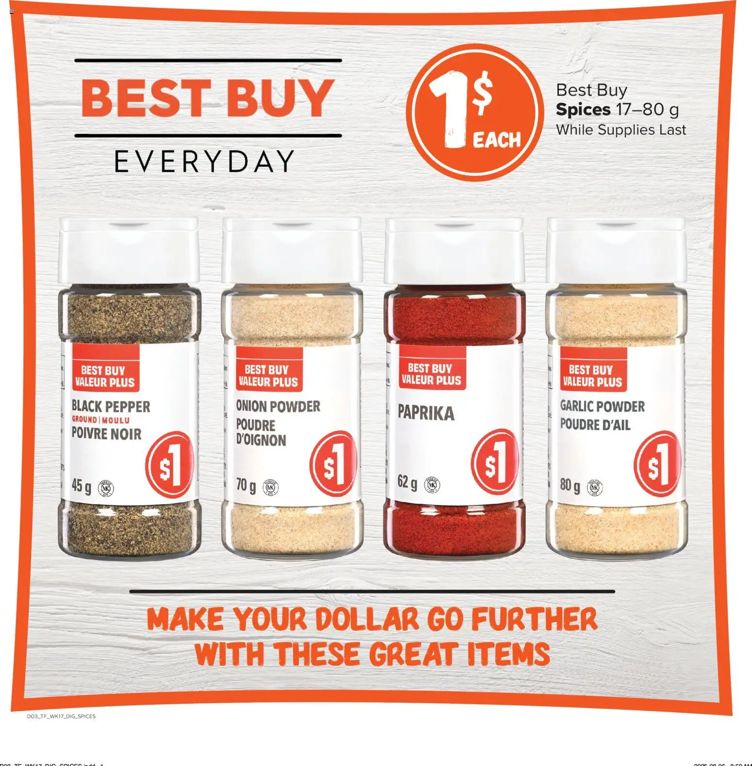 Thrifty Foods flyer valid from Aug 20, 2026 | Page: 11 | Products: Spices, Pepper, Garlic, Onion