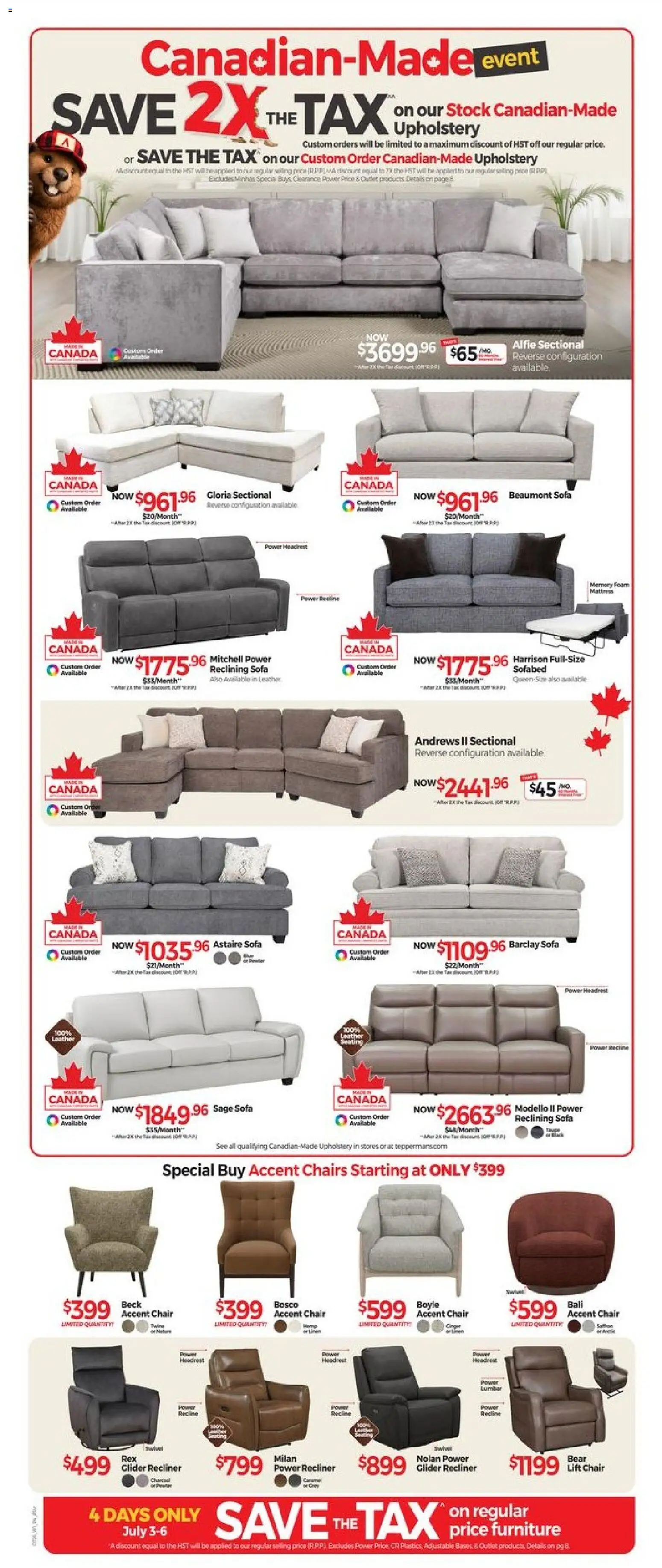 Tepperman's flyer valid from Jul 3, 2026 | Page: 4