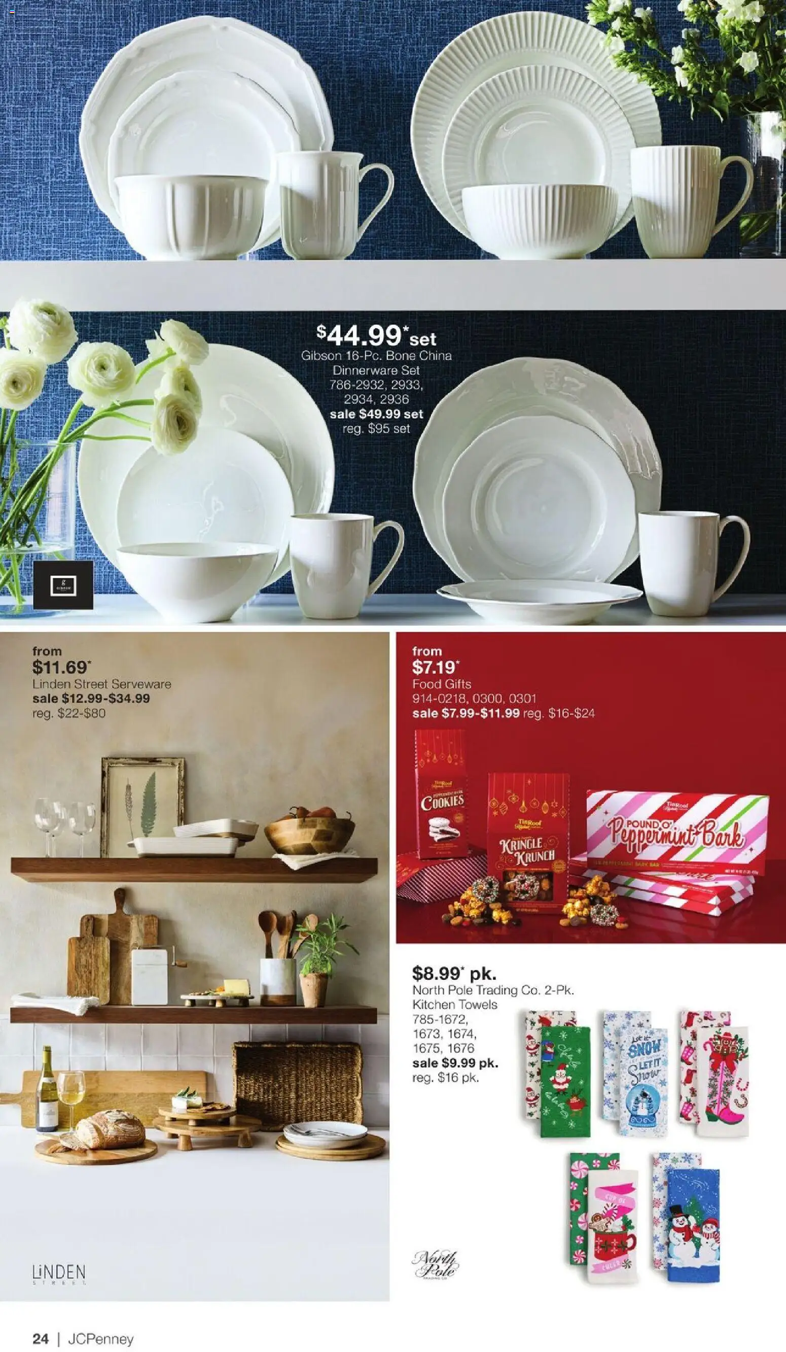 JCPenney Semi-Annual Home Sale - valid from 09/28/2026 | Page: 23 | Products: Peppermint, Kitchen towels, Cookies