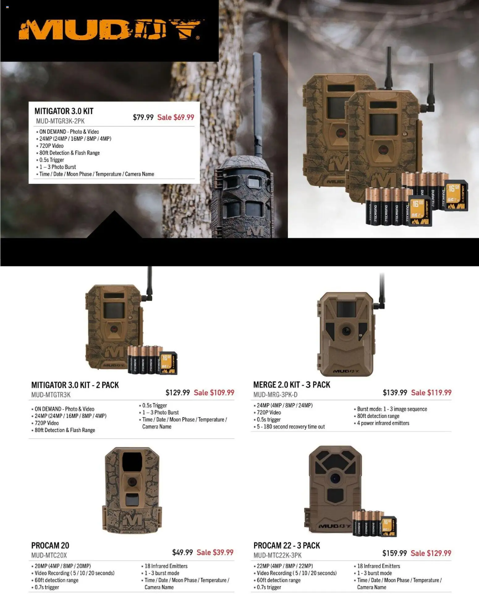 Dunham's Sports Hunting Accessories Guide - valid from 08/20/2026 | Page: 8 | Products: Date, Video, Camera