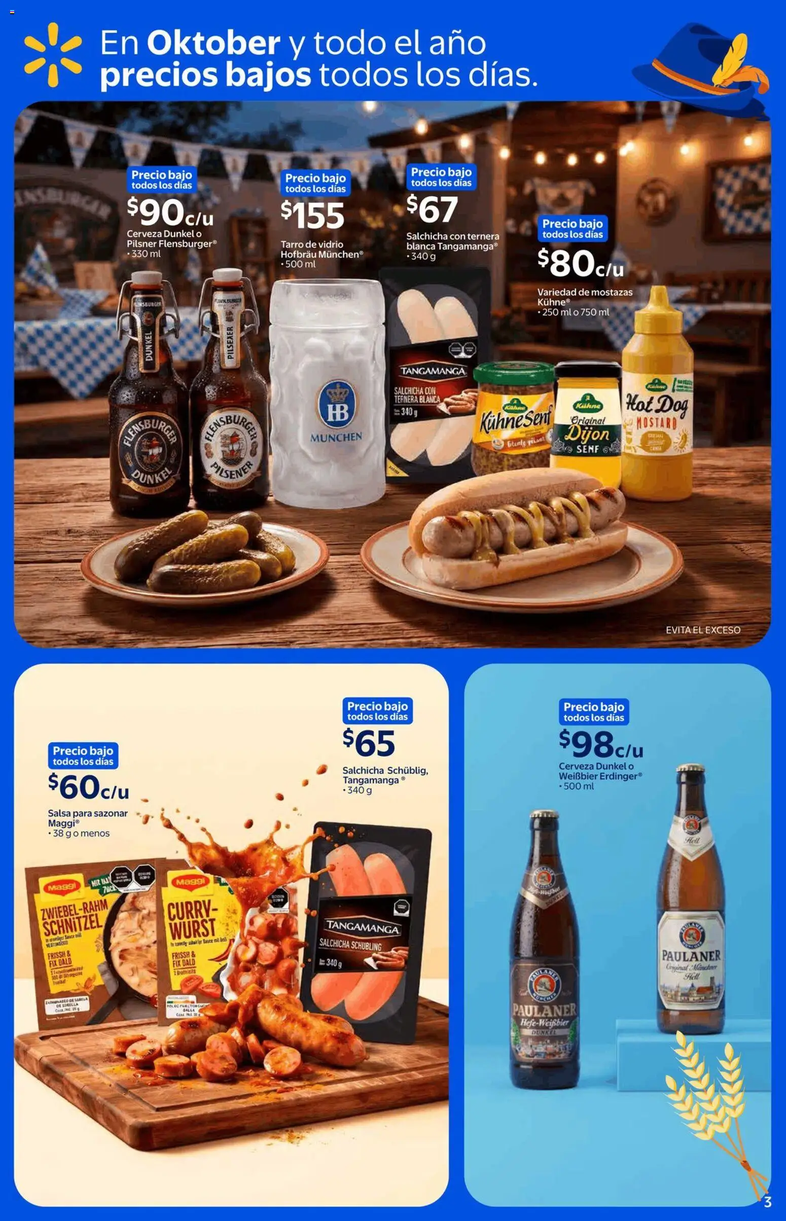 Nuevas ofertas de Walmart Express válidas en toda la República Mexicana desde el 18/09/2026. ¡Encuentra las mejores ofertas en Walmart Express folleto El poder de la tradición alemana en tu mesa! | Página: 3 | Productos: Salchicha, Cerveza
