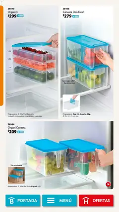 Vista previa de Betterware campaña 6 2026, nuevo folleto de la tienda, válido en México a partir del 01.06.2026 | Página: 40 | Productos: Alacena, Canasta