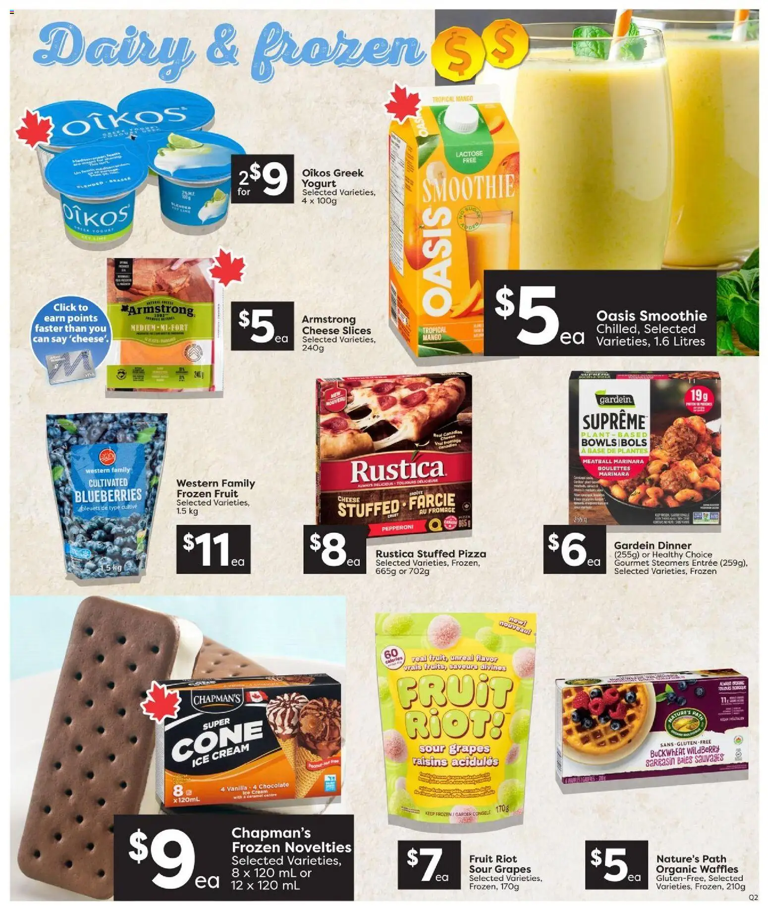 Quality Foods flyer valid from 11.06.2026 | Page: 9 | Products: Cream, Ice cream, Cheese, Chocolate
