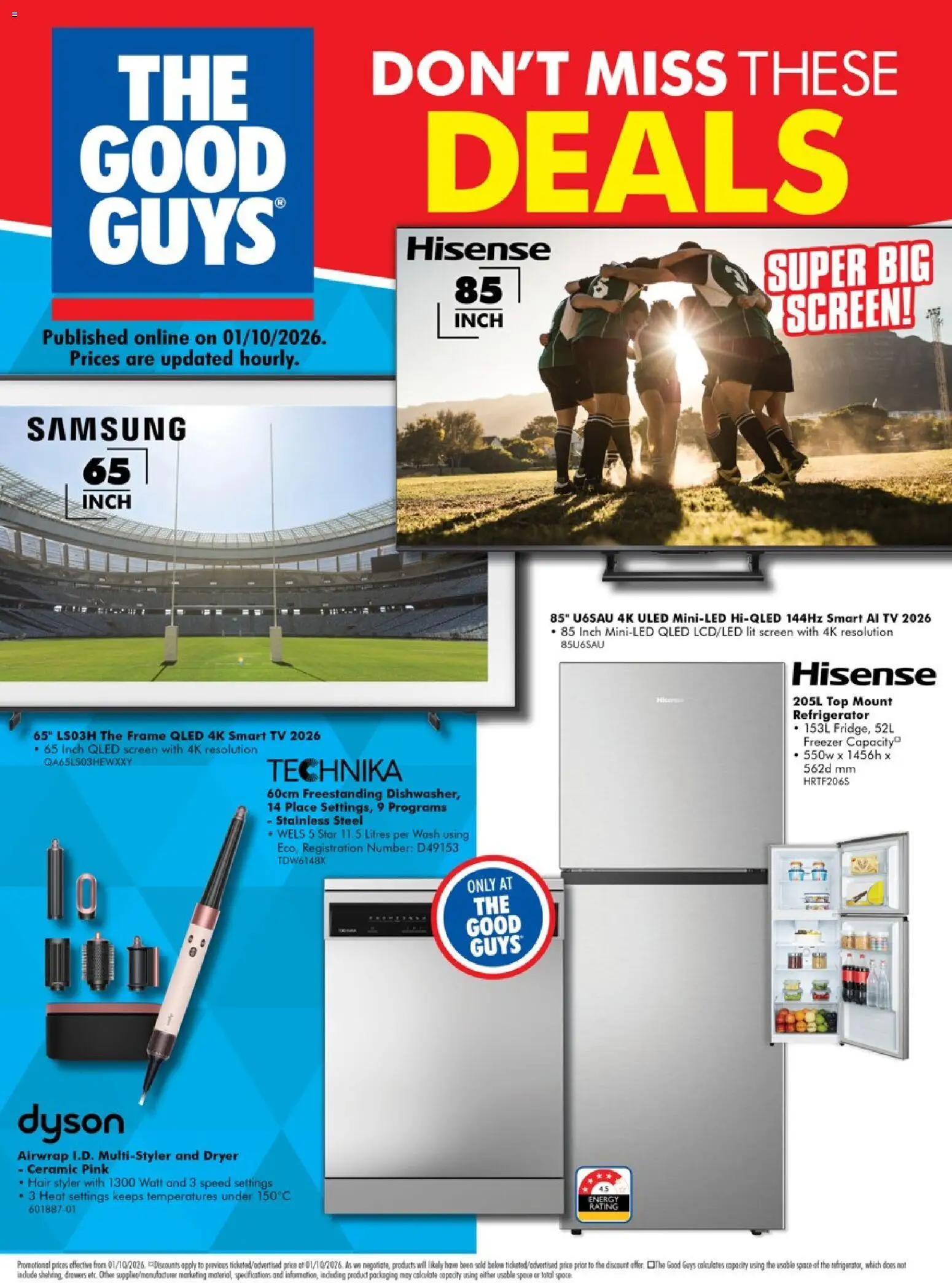 The Good Guys catalogue - valid from 01/10/2026 | Page: 1