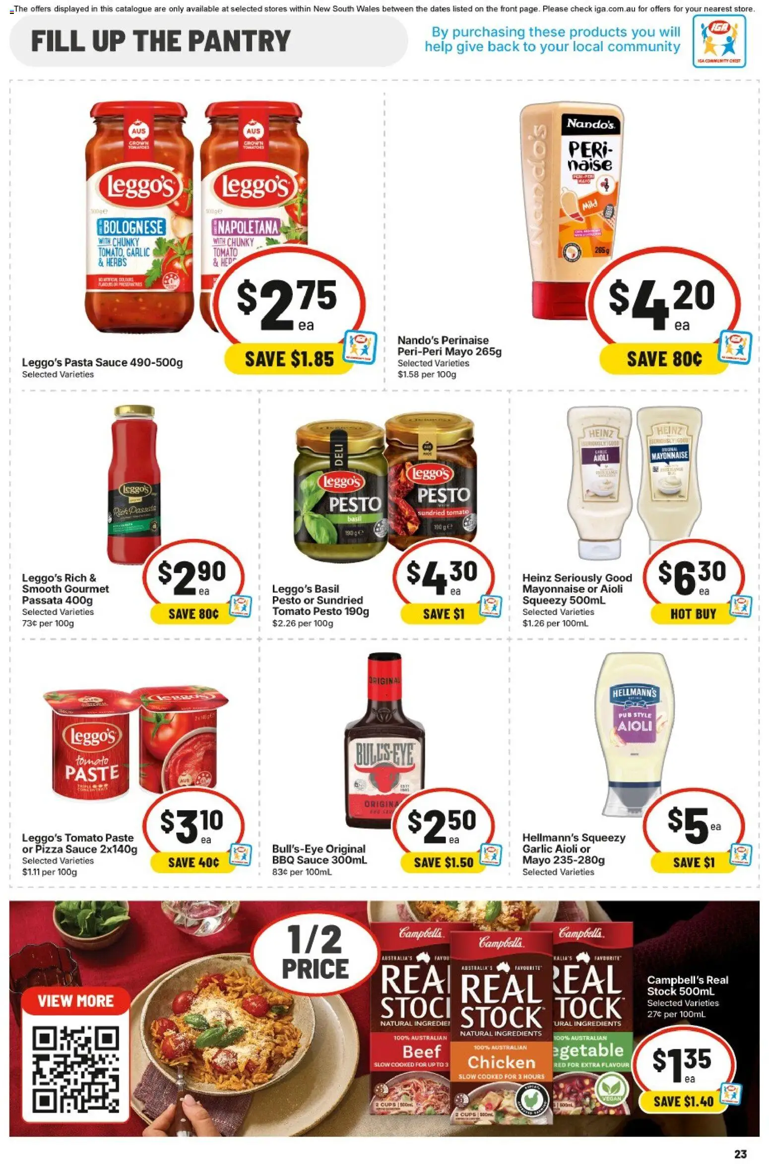 IGA catalogue - valid from 10.06.2026 | Page: 22 | Products: Chicken, Pasta, Mayonnaise, Sauce