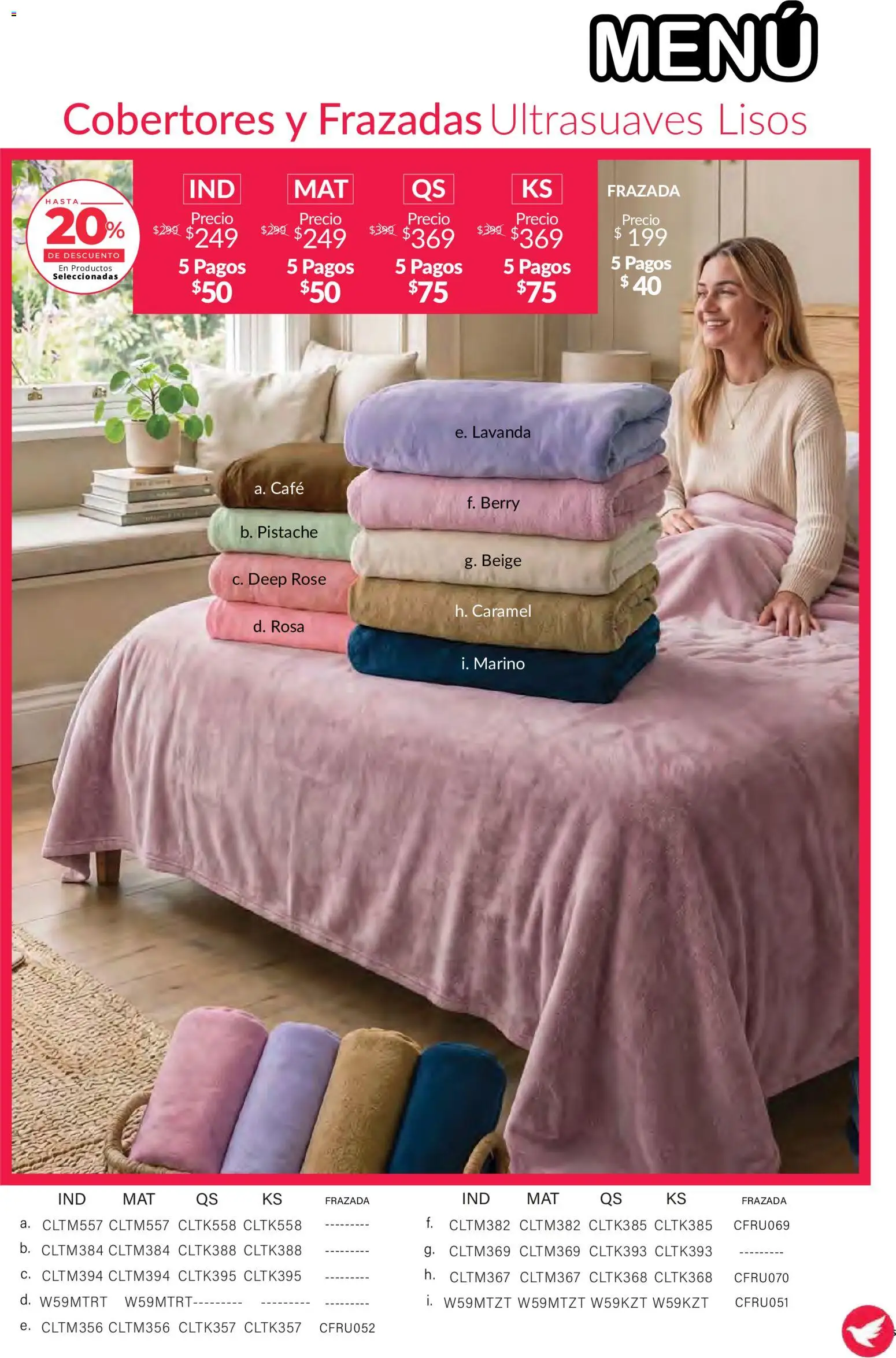 Nuevas ofertas de Colchas Concord válidas en toda la República Mexicana desde el 15/10/2026. ¡Encuentra las mejores ofertas en Colchas Concord catálogo! | Página: 165