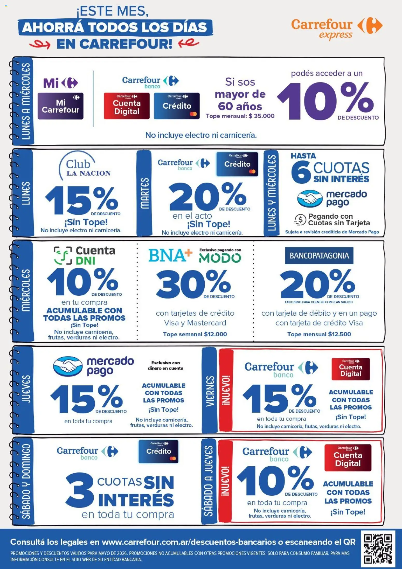 Carrefour Market - Market Paraná y Concordia │ válido desde el 05.05.2026 | Página: 6 | Productos: Banco