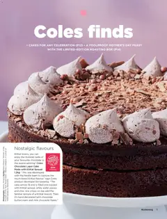 Preview of Coles magazine May 2026 - valid from 01.05.2026 | Page: 11 | Products: Box, Chocolate, Rice, Bakery