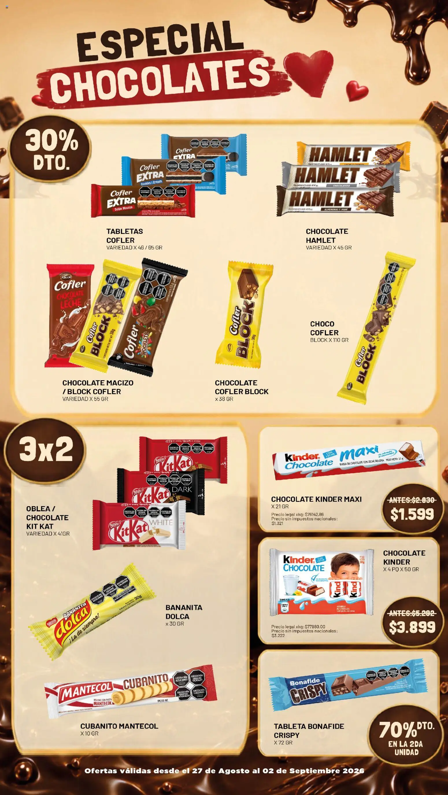Makro ofertas │ válido desde el 27/08/2026 | Página: 11 | Productos: Peso, Mousse, Leche, Té