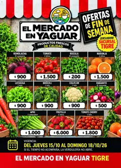 Vista previa Yaguar - Mercado Yaguar Tigre válido desde el 15/10/2026