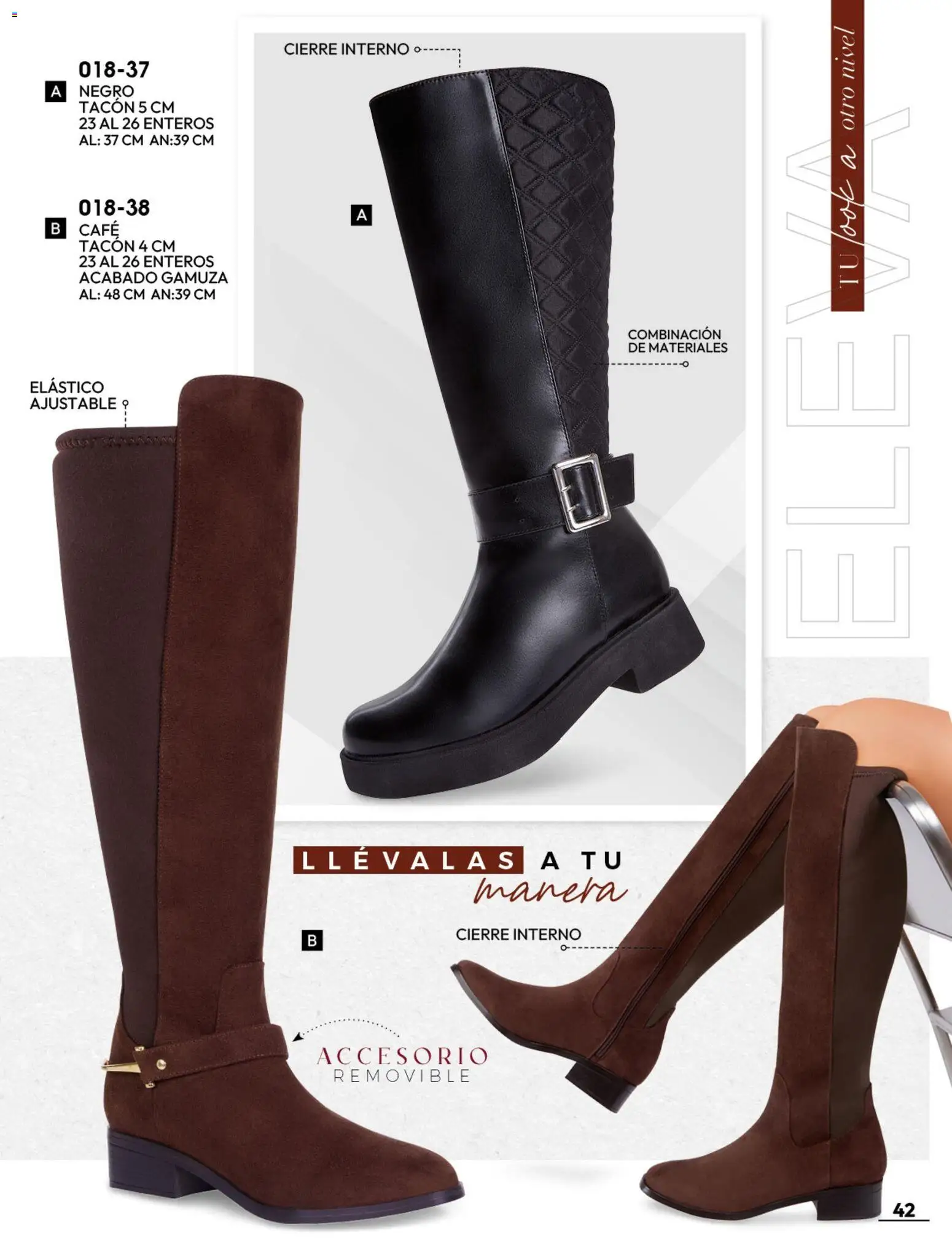 Nuevas ofertas de Cklass válidas en toda la República Mexicana desde el 08/07/2026. ¡Encuentra las mejores ofertas en Cklass catálogo Botas y botines! | Página: 43 | Productos: Café, Gamuza