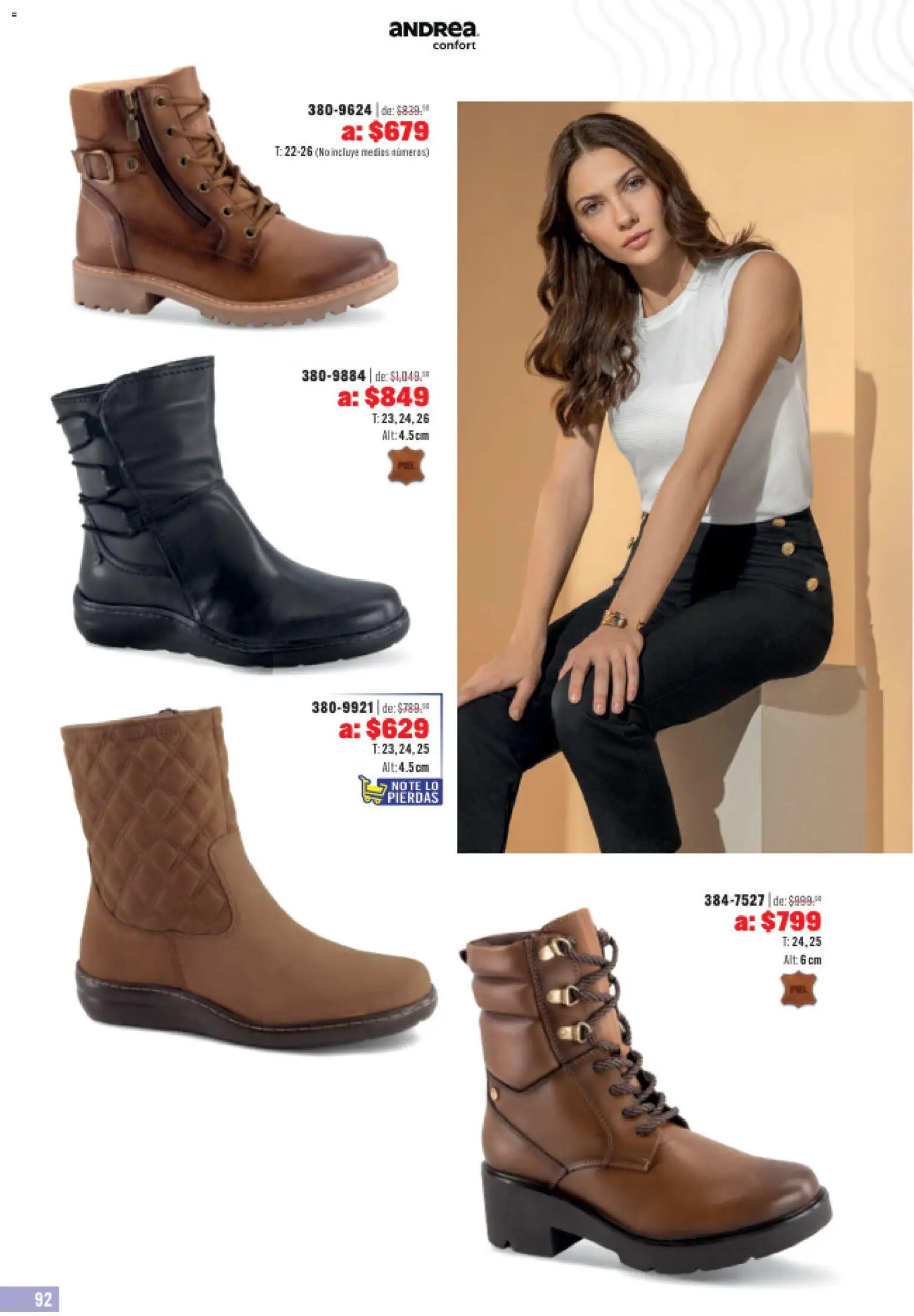 Nuevas ofertas de Andrea válidas en toda la República Mexicana desde el 31.05.2026. ¡Encuentra las mejores ofertas en Andrea catálogo Outlet! | Página: 92