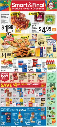 Preview of Smart & Final weekly ads valid from 07/15/2026 | Page: 1