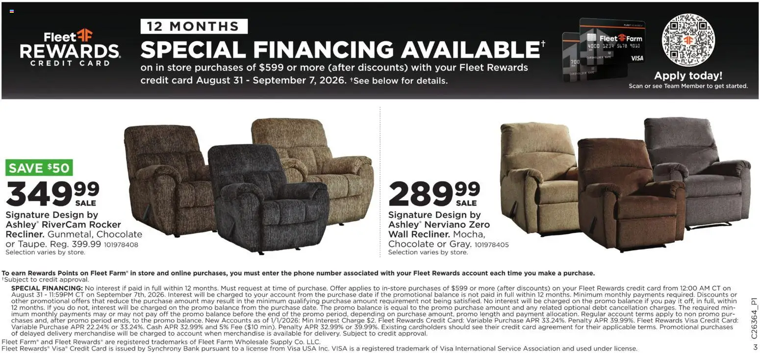 Mills Fleet Farm Signature Design - valid from 08/31/2026 | Page: 3 | Products: Chocolate, Date, Phone