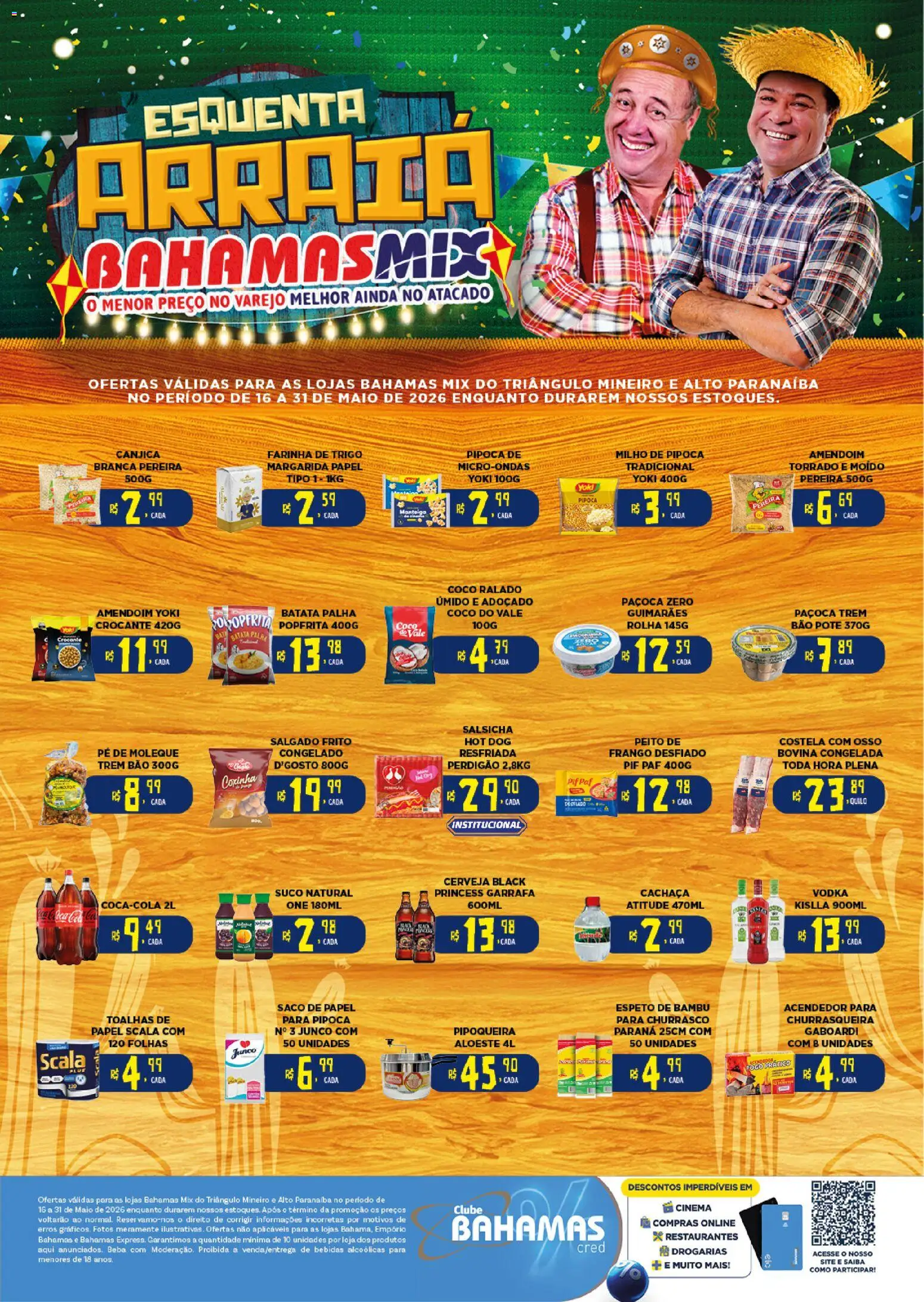 Bahamas Mix Folheto - válido de 16.05.2026 | Página: 1 | Produtos: Farinha de trigo, Microondas, Batata palha, Frango