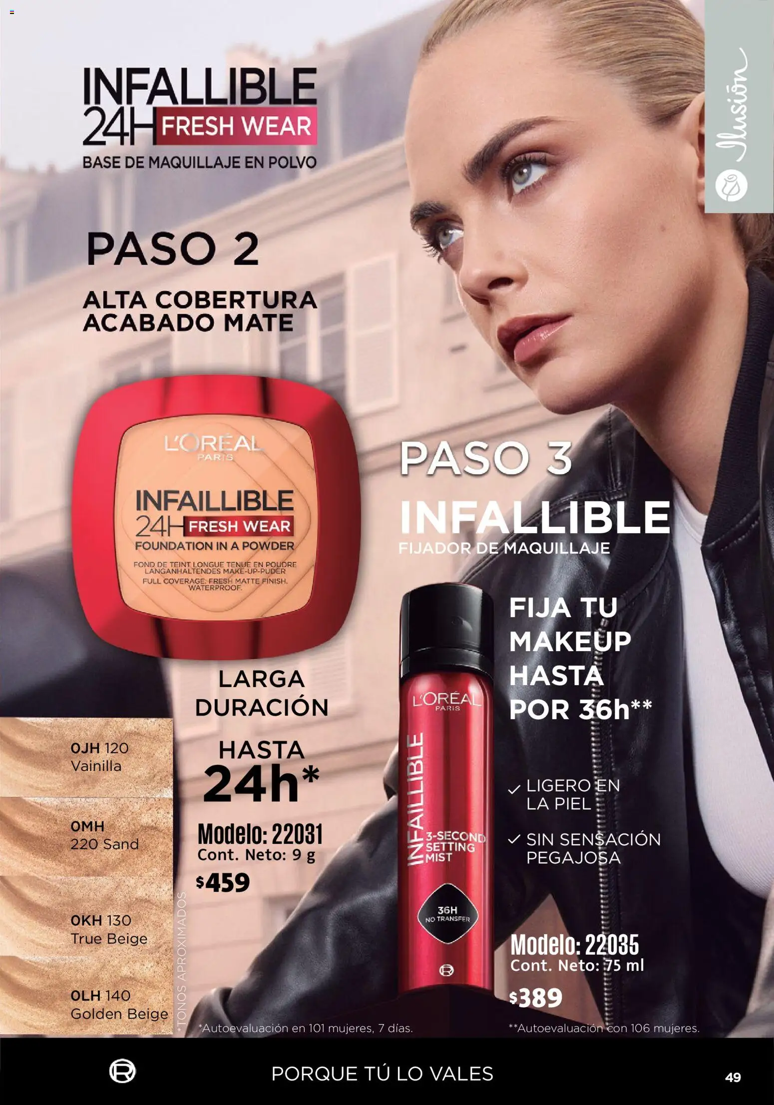 Nuevas ofertas de Ilusión válidas en toda la República Mexicana desde el 01/09/2026. ¡Encuentra las mejores ofertas en Ilusión catálogo Marcas Amigas! | Página: 51 | Productos: Base de maquillaje, Fijador, Vainilla, Maquillaje