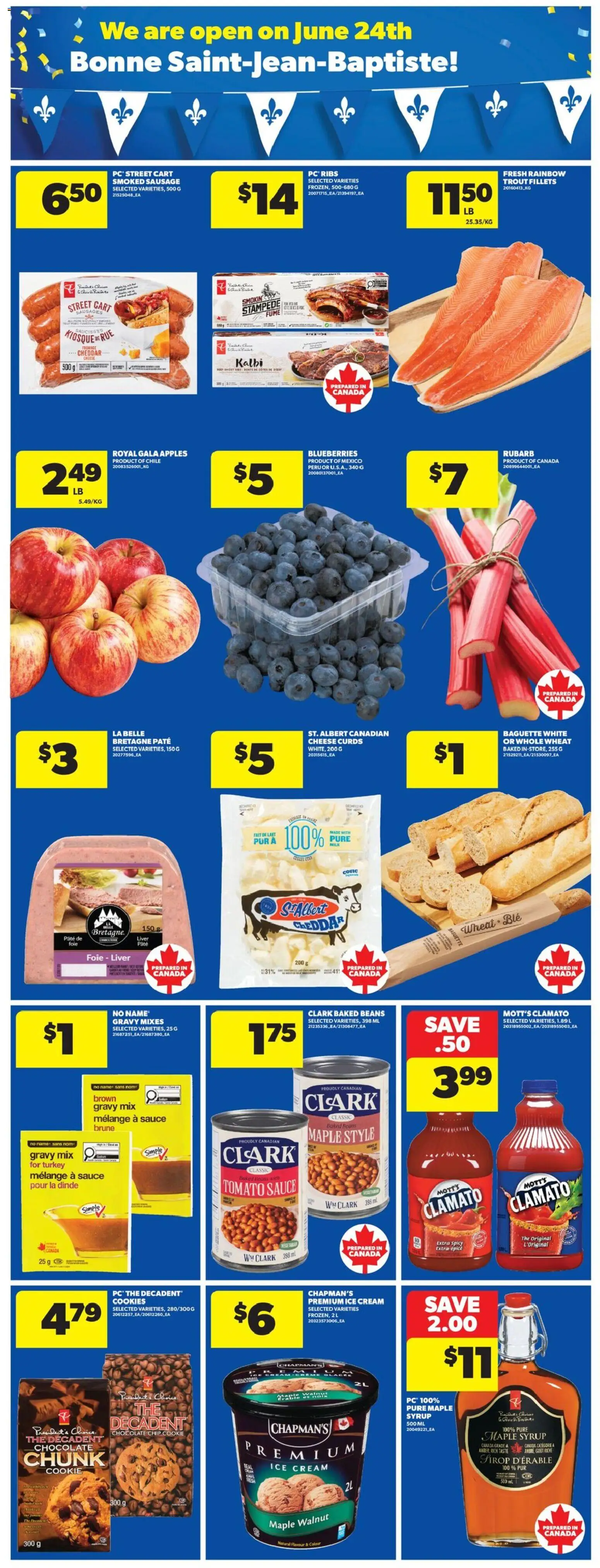 Real Canadian Superstore flyer valid from 18.06.2026 | Page: 30 | Products: Cookies, Ice cream, Cheese, Chocolate