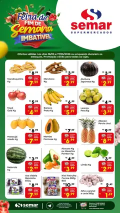 Semar Supermercado ofertas Feira - Pré-Visualização do folheto da loja Semar Supermercado, válido de 16.05.2026