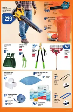 Preview of Canac weekly flyer from shop Canac valid from Sep 10, 2026 | Page: 3 | Products: Water, Foam, Tools, Pillow