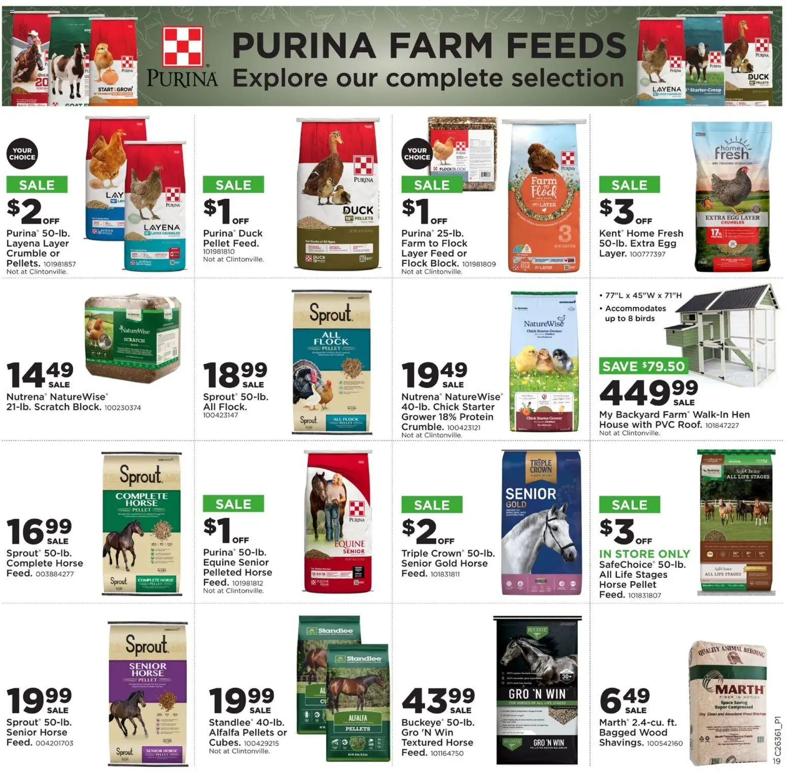 Mills Fleet Farm Weekly Ad - valid from 08/31/2026 | Page: 24 | Products: Safe, Bedding, Duck, Starter