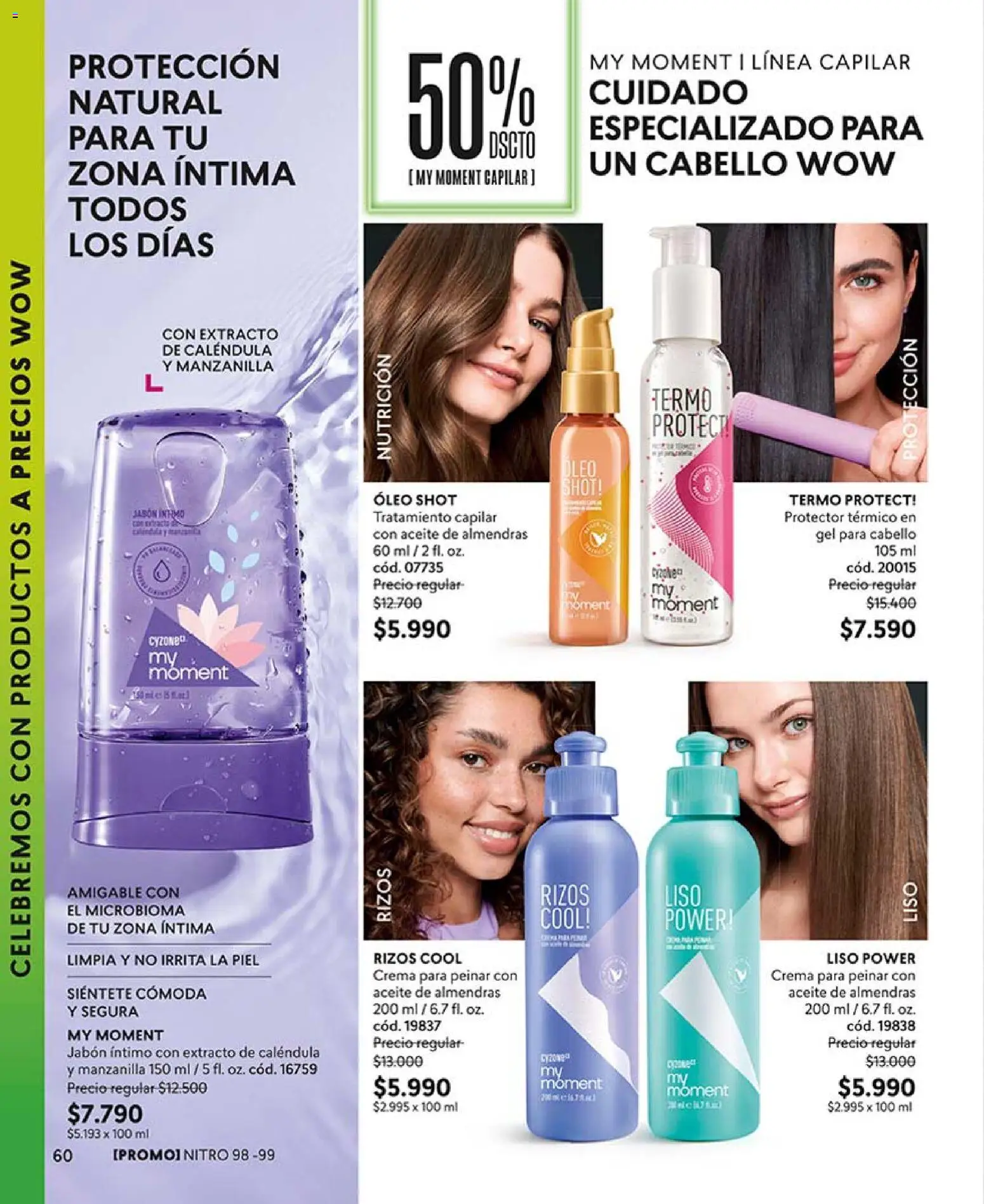 Catálogo CyZone Campaña 11 │ válido desde el 14.06.2026 | Página: 72 | Productos: Jabón, Termo, Almendras, Aceite
