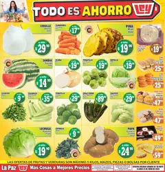 Vista previa de Casa Ley folleto Las ofertas de frutas y verdunas La Paz, nuevo folleto de la tienda, válido en México a partir del 30.05.2026