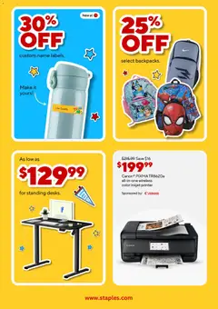 Preview of Staples weekly ads valid from 08/30/2026 | Page: 5 | Products: Printer