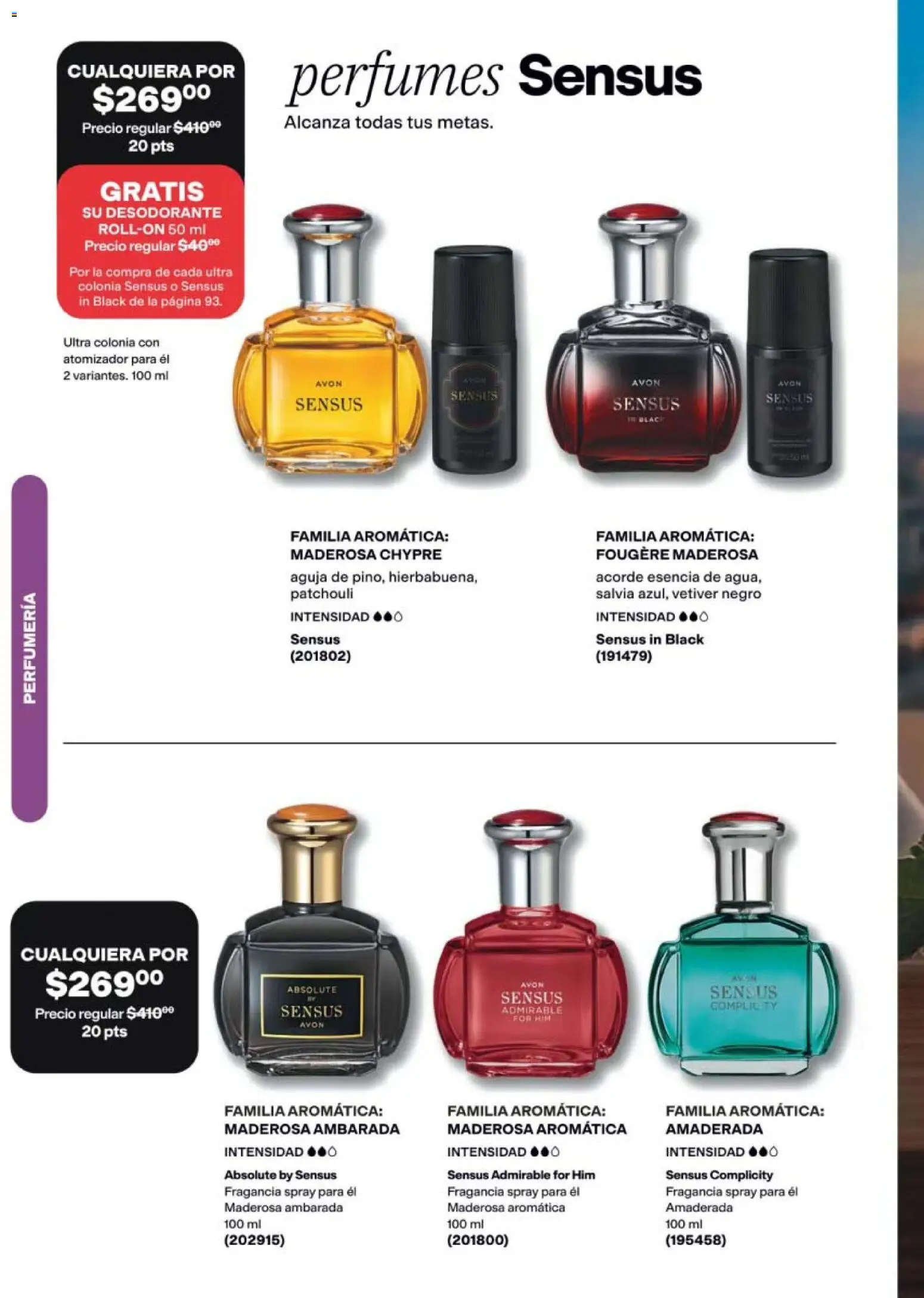 Nuevas ofertas de AVON válidas en toda la República Mexicana desde el 21/08/2026. ¡Encuentra las mejores ofertas en AVON campaña 13 2026! | Página: 90 | Productos: Desodorante, Fragancia