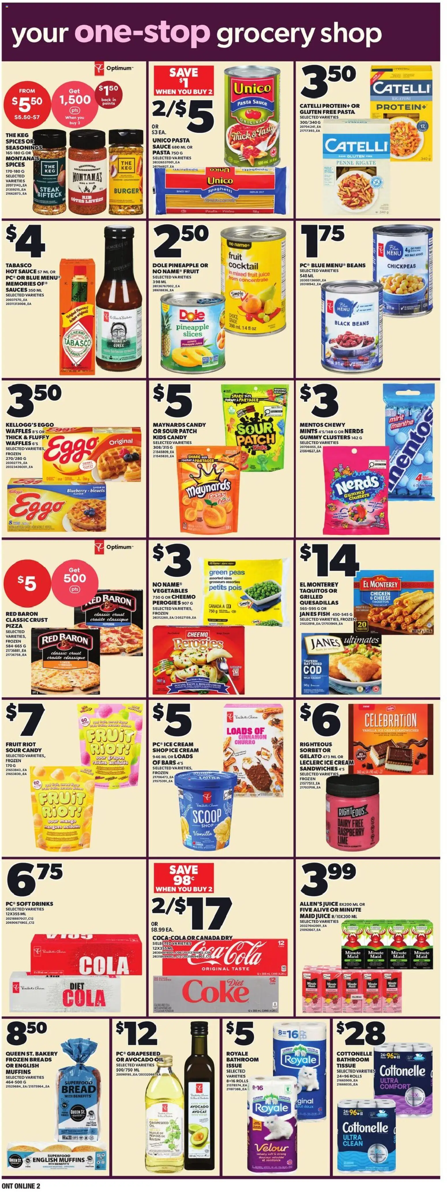 Zehrs flyer valid from 21.05.2026 | Page: 10 | Products: Fish, Pineapple, Ice cream, Juice