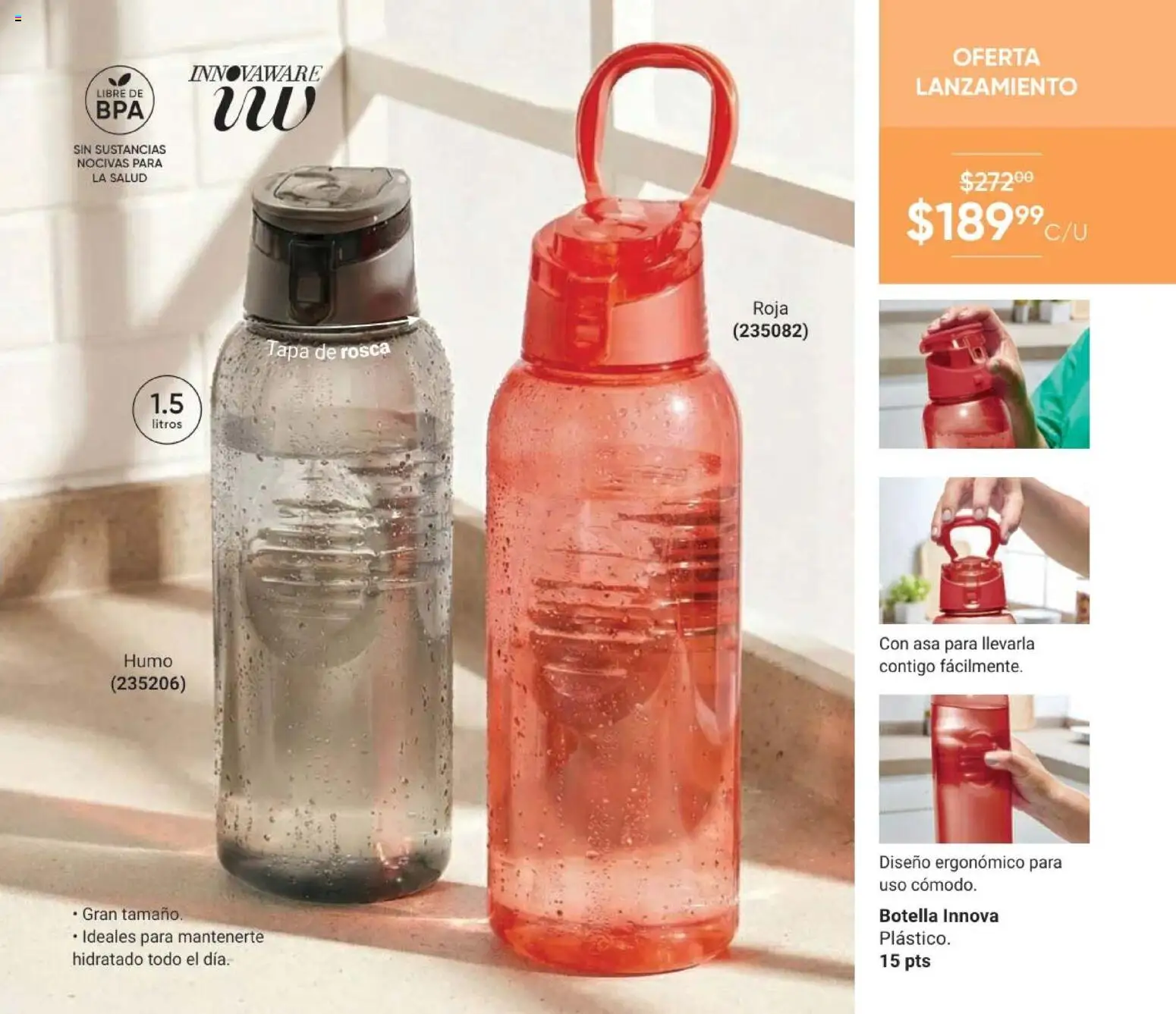 Nuevas ofertas de AVON válidas en toda la República Mexicana desde el 24.04.2026. ¡Encuentra las mejores ofertas en AVON Casa & Estilo 7 2026! | Página: 189 | Productos: Botella