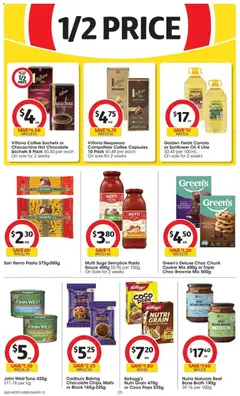 Preview of Coles catalogue QLD - valid from 30/09/2026 | Page: 25 | Products: Chips, Capsules, Tuna, Cookies
